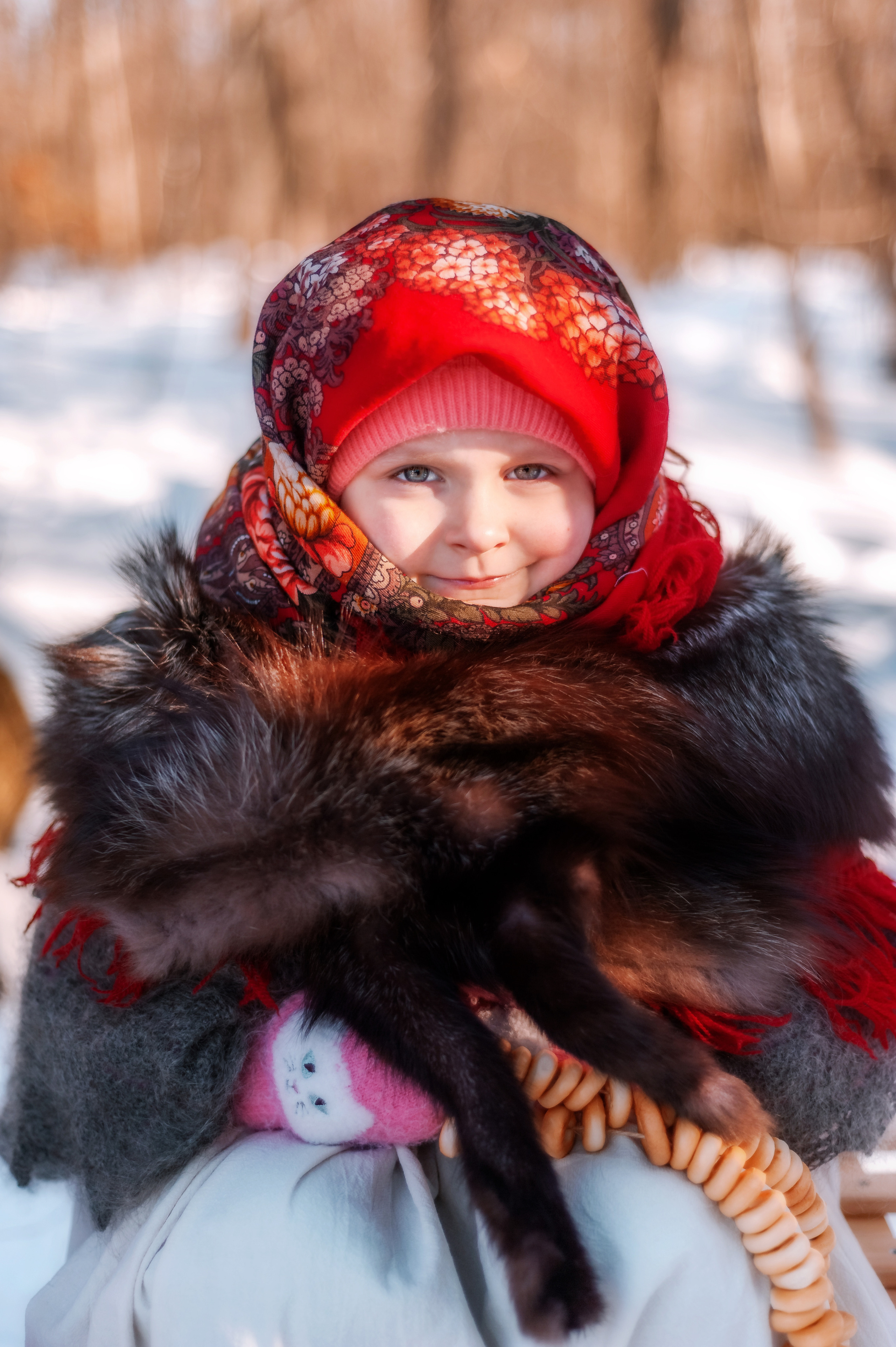 Русская зима. Семейный, детский фотограф в Воронеже Анна Никитина