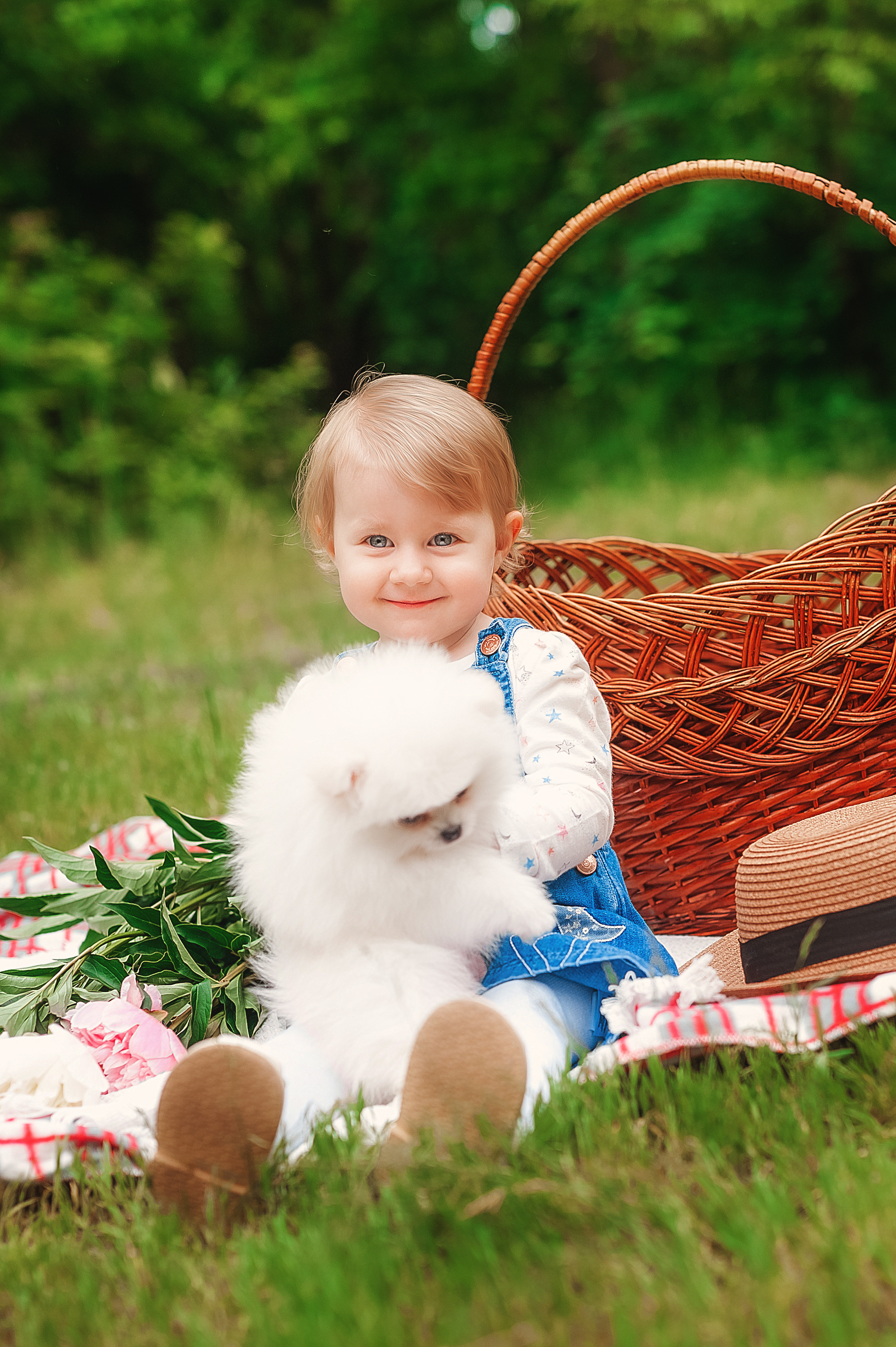 Проект с щеночками шпица. Семейный, детский фотограф в Воронеже Анна Никитина