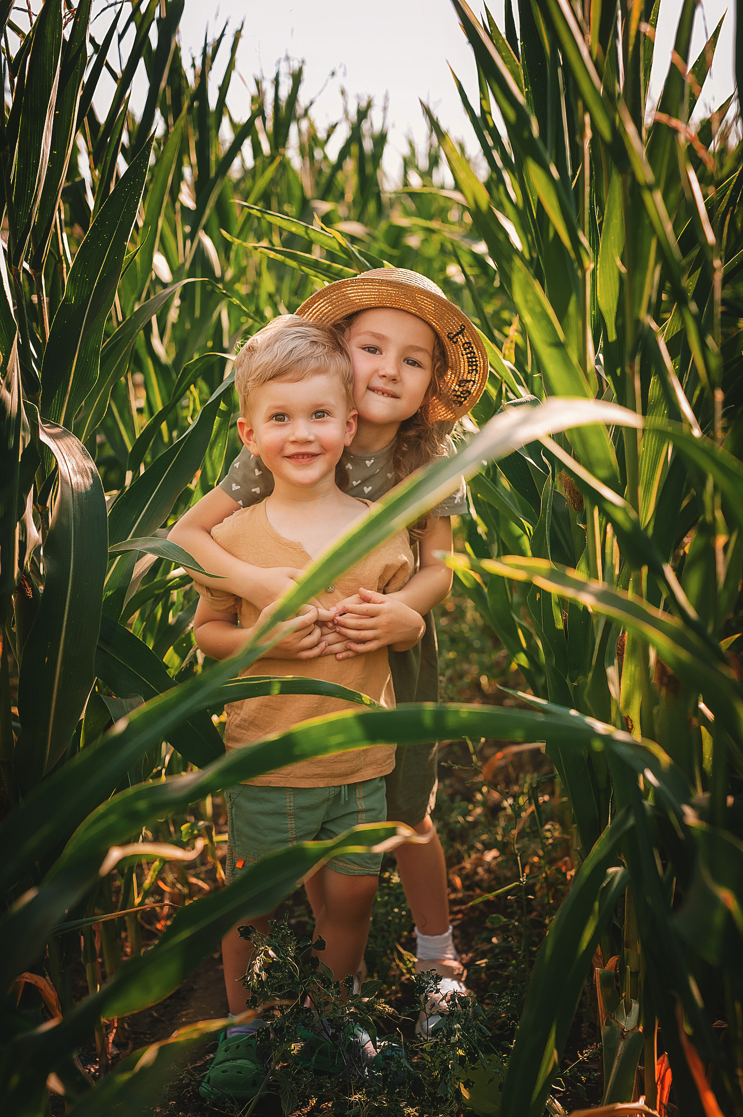 Фотосессия в кукурузе. Семейный, детский фотограф в Воронеже Анна Никитина