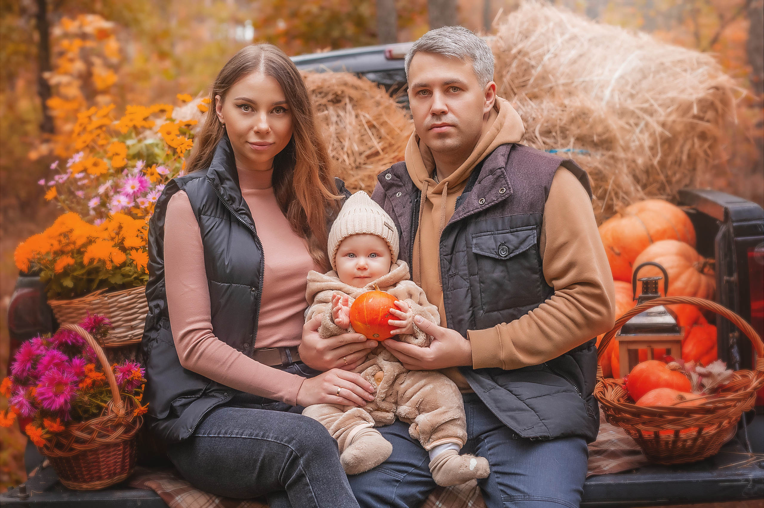 Осенний пикап. Семейный, детский фотограф в Воронеже Анна Никитина