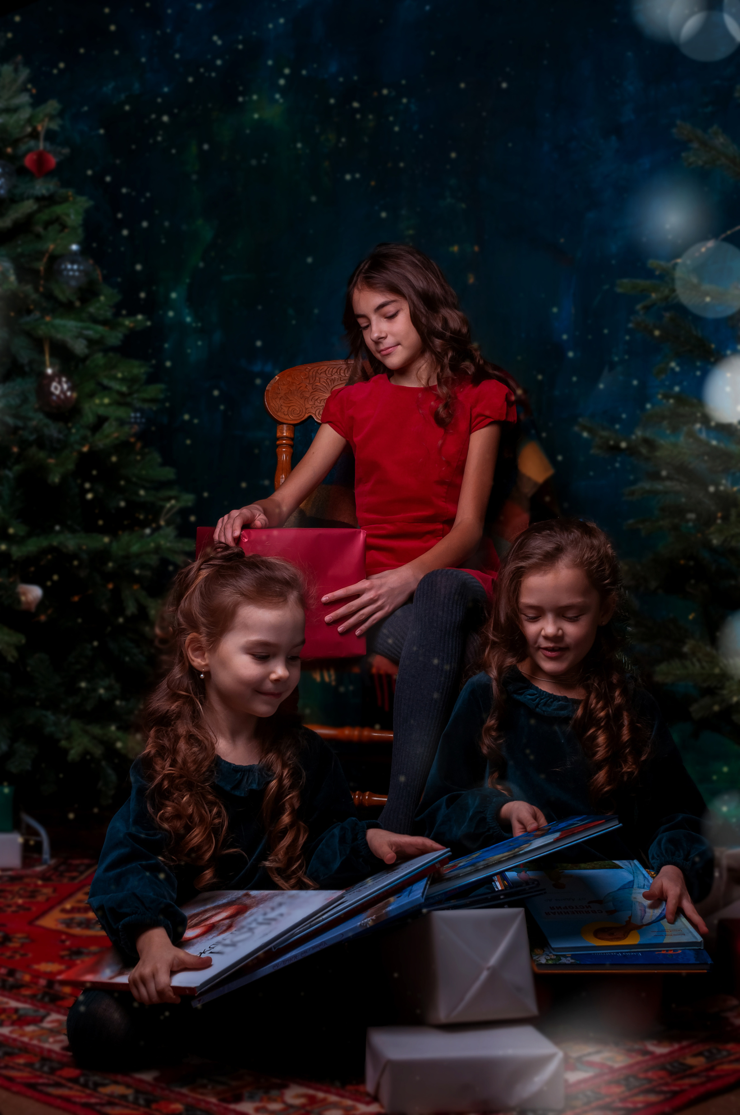 Новый год, как на открытках. Семейный, детский фотограф в Воронеже Анна Никитина