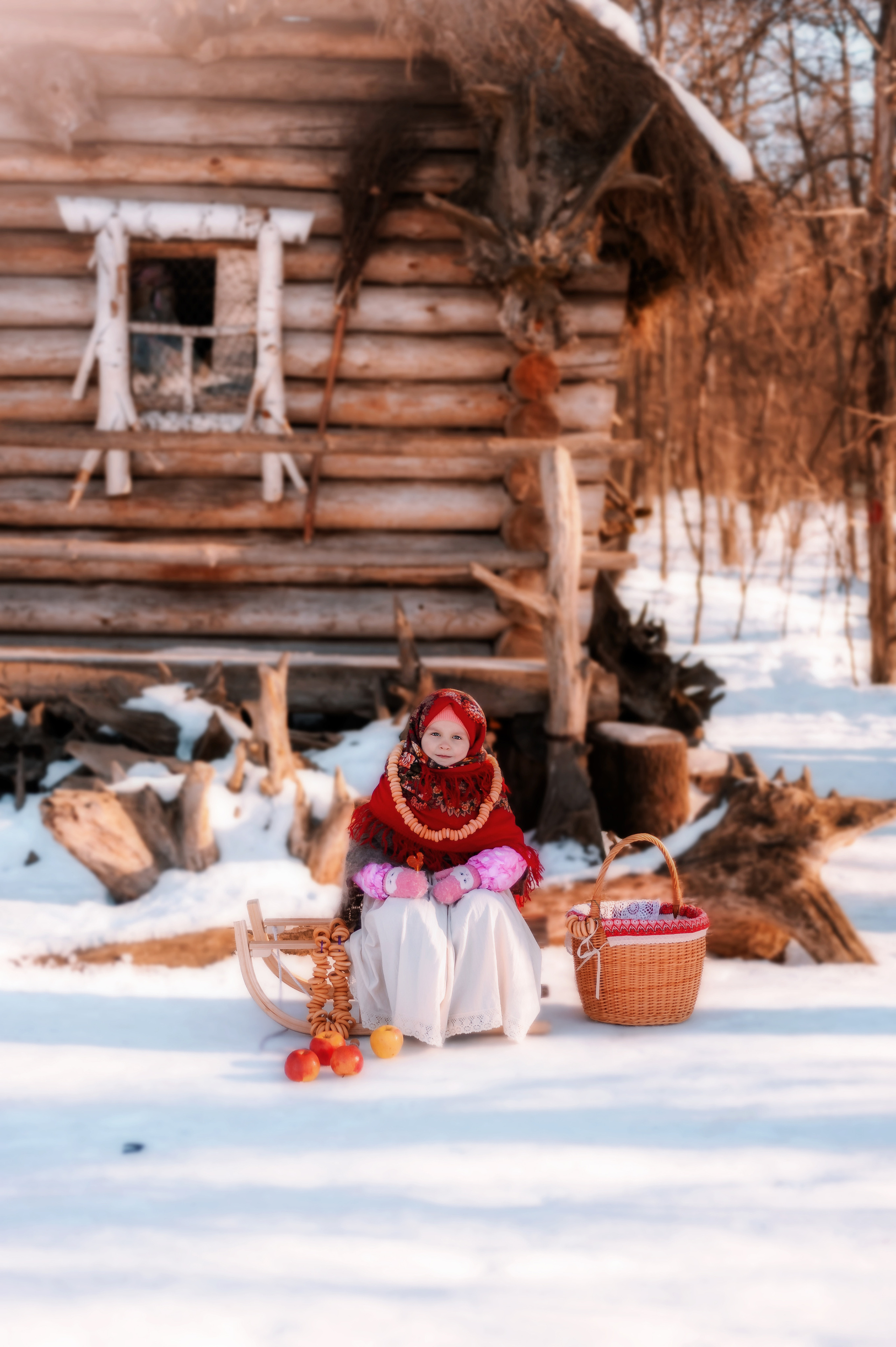 Русская зима. Семейный, детский фотограф в Воронеже Анна Никитина
