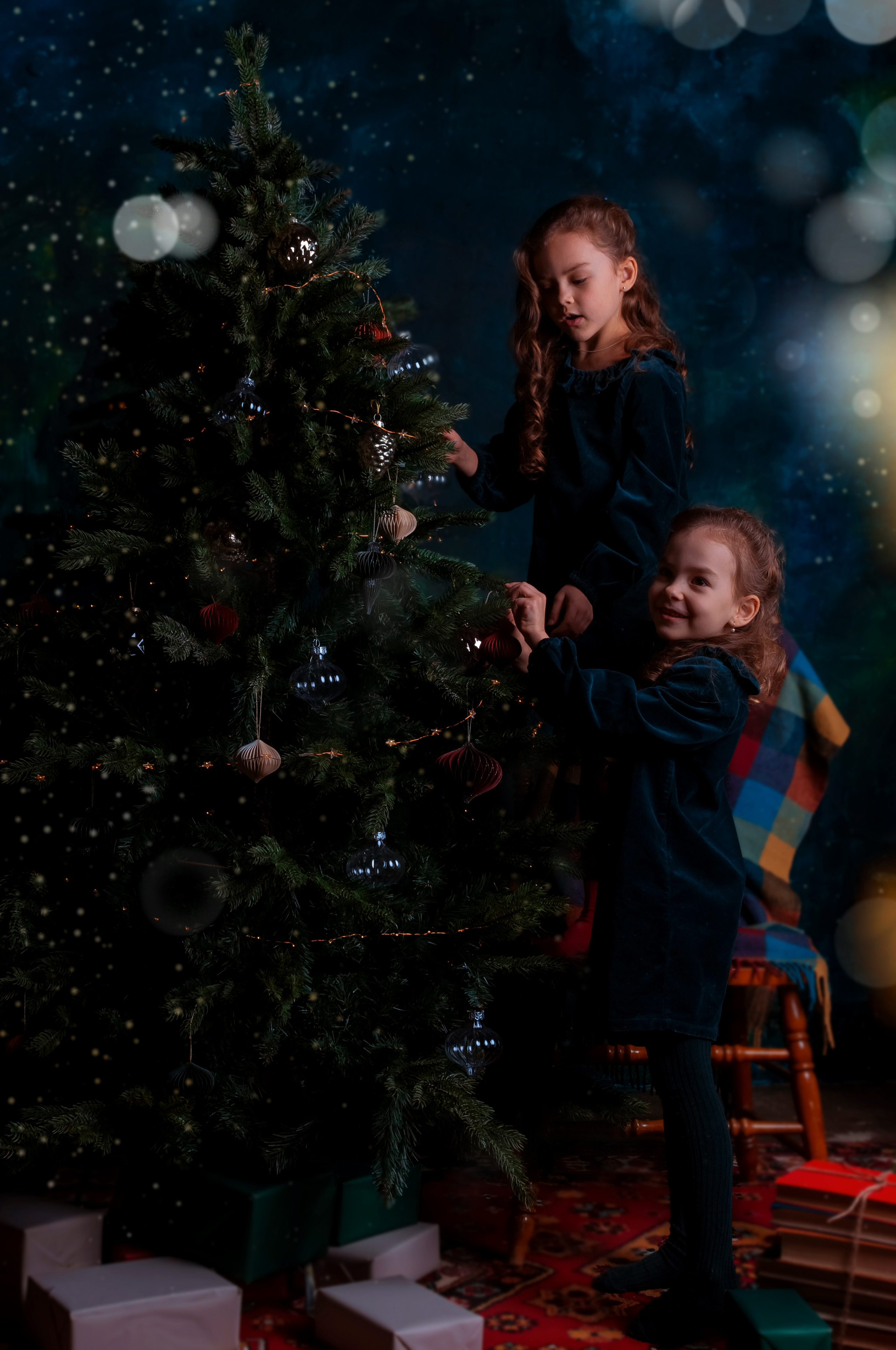 Новый год, как на открытках. Семейный, детский фотограф в Воронеже Анна Никитина