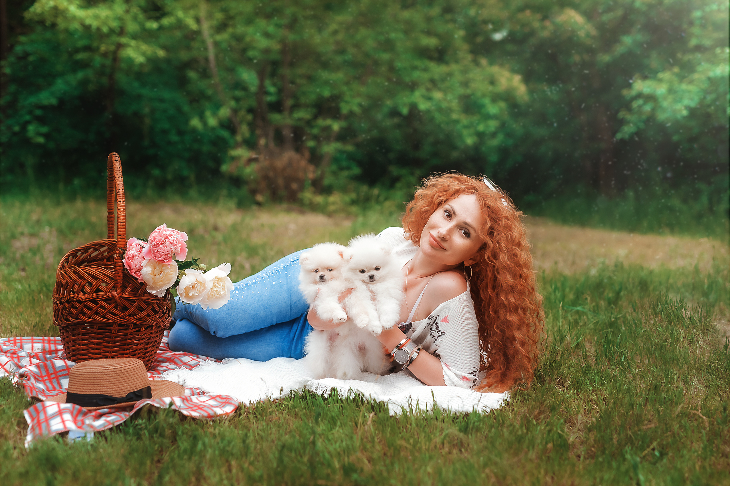 Проект с щеночками шпица. Семейный, детский фотограф в Воронеже Анна Никитина