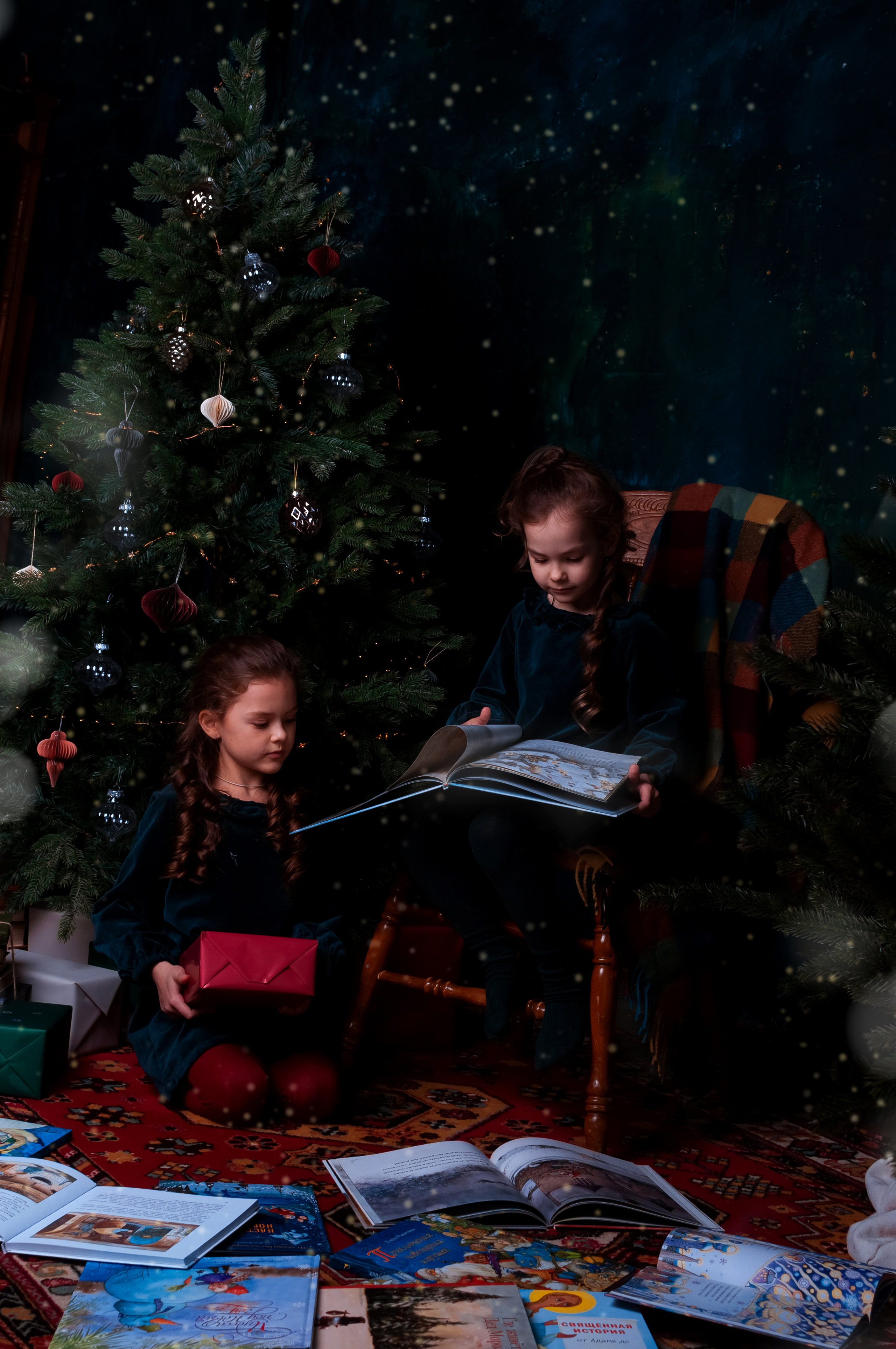 Новый год, как на открытках. Семейный, детский фотограф в Воронеже Анна Никитина
