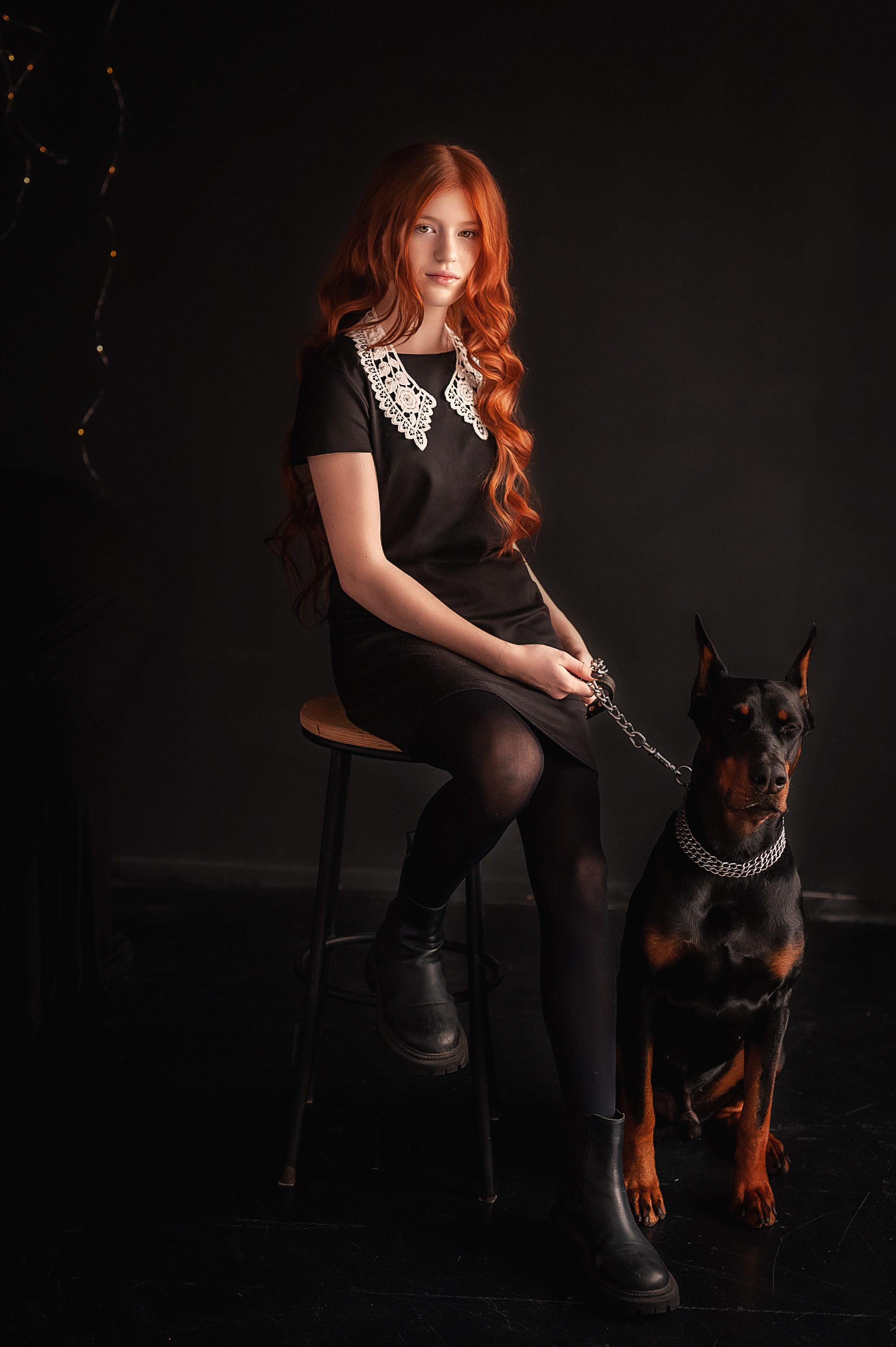 Фотопроект с доберманом. Семейный, детский фотограф в Воронеже Анна Никитина