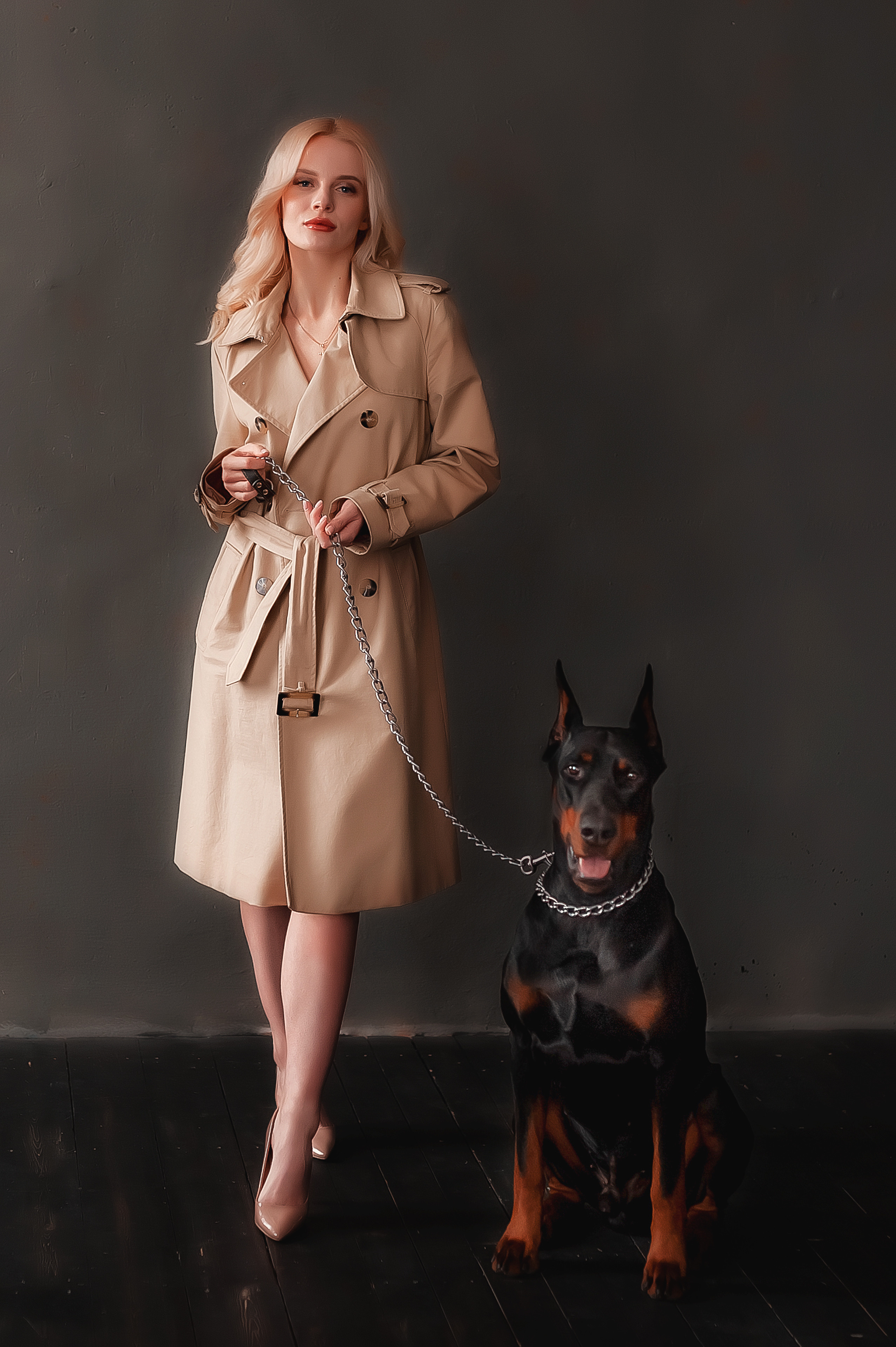 Фотопроект с доберманом. Семейный, детский фотограф в Воронеже Анна Никитина