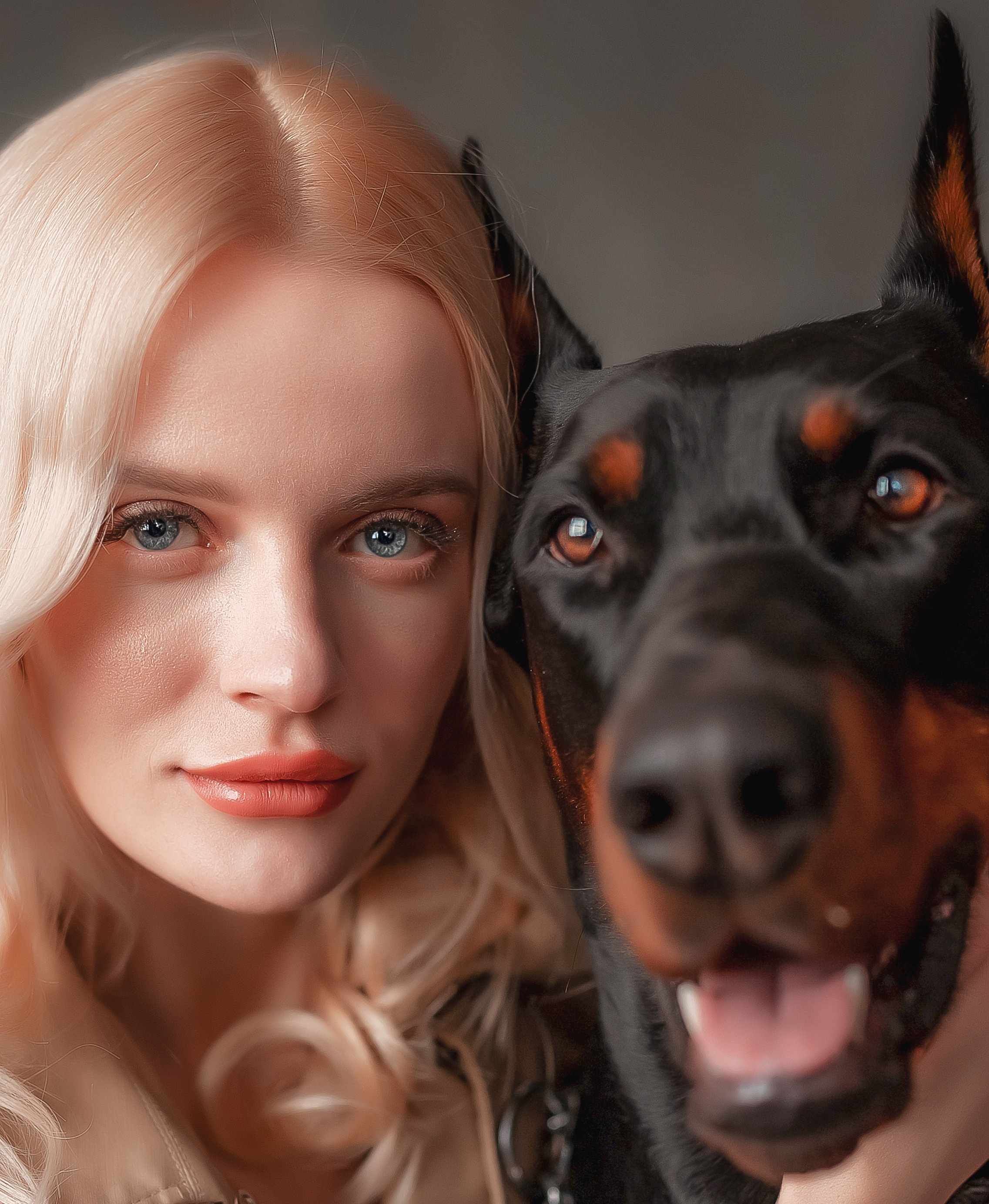 Фотопроект с доберманом. Семейный, детский фотограф в Воронеже Анна Никитина