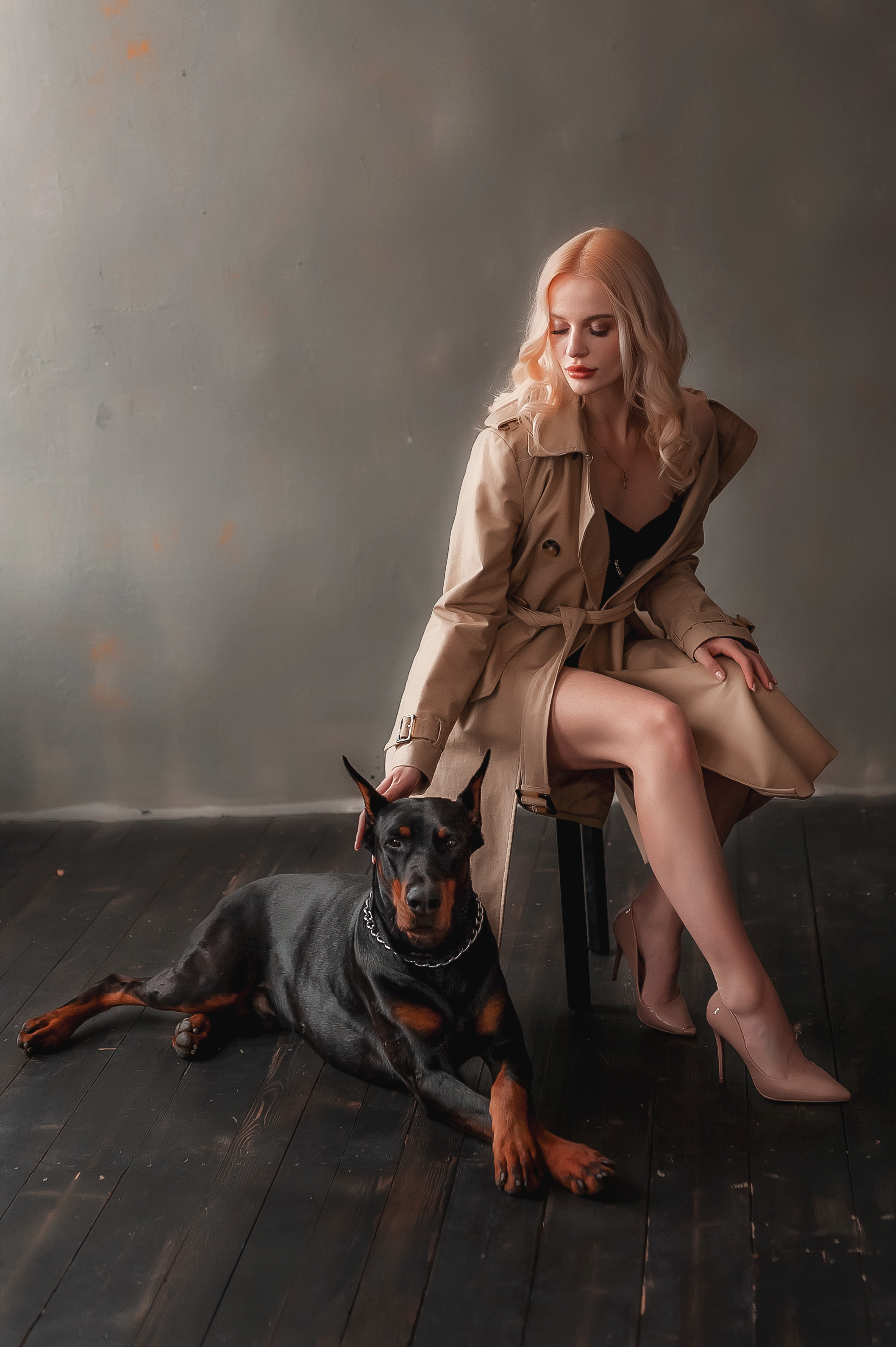 Фотопроект с доберманом. Семейный, детский фотограф в Воронеже Анна Никитина