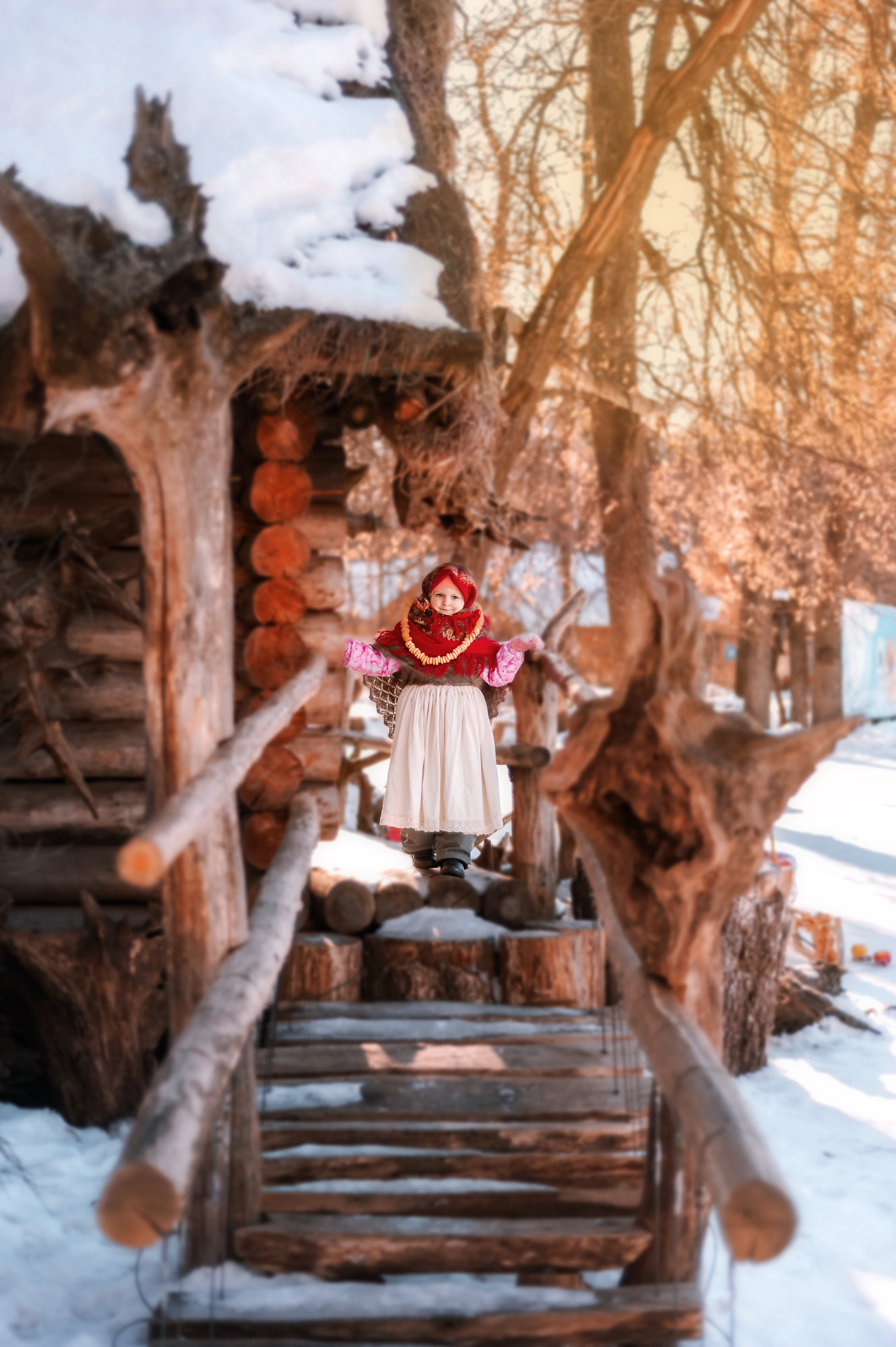 Русская зима. Семейный, детский фотограф в Воронеже Анна Никитина