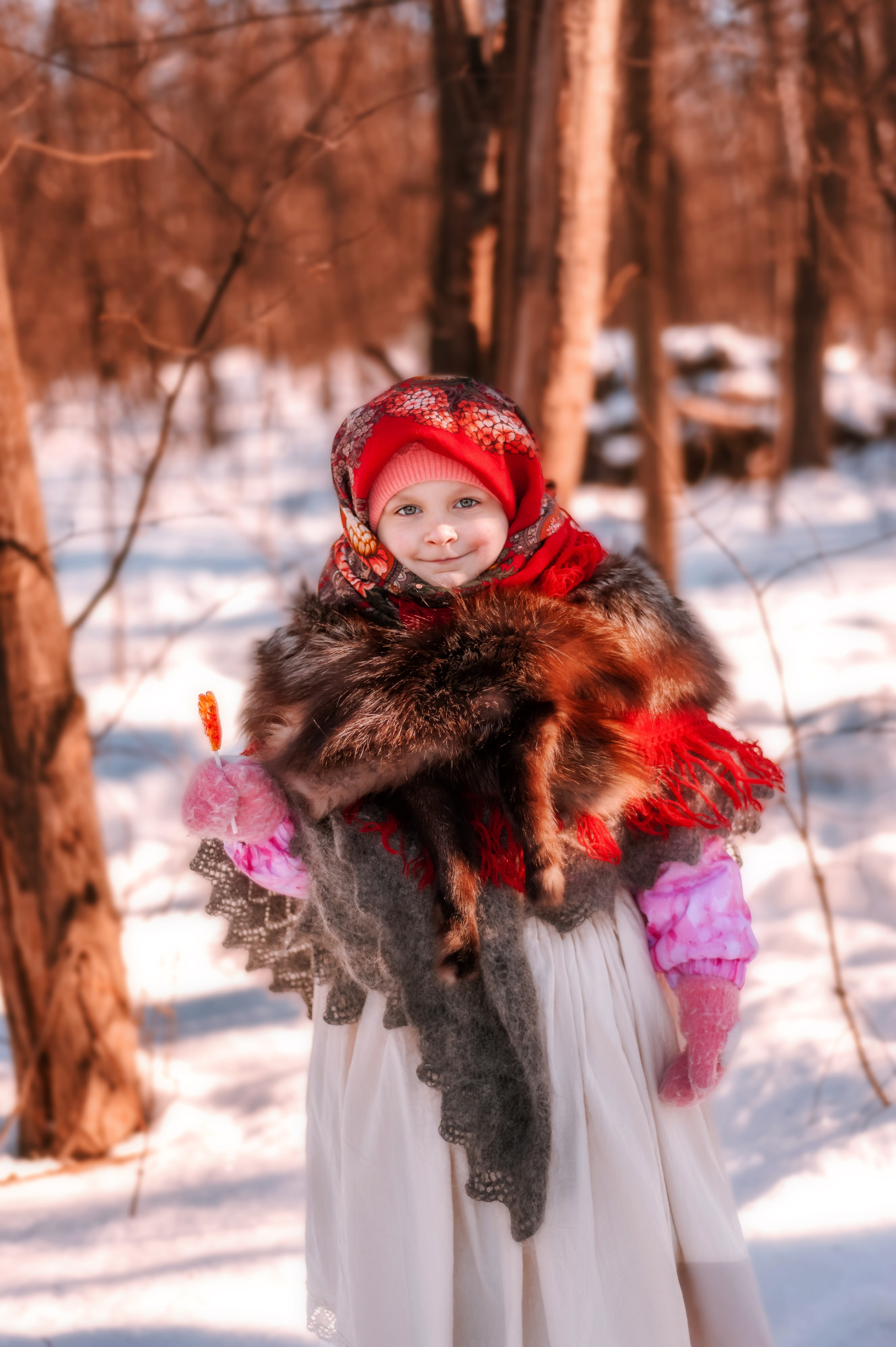 Русская зима. Семейный, детский фотограф в Воронеже Анна Никитина