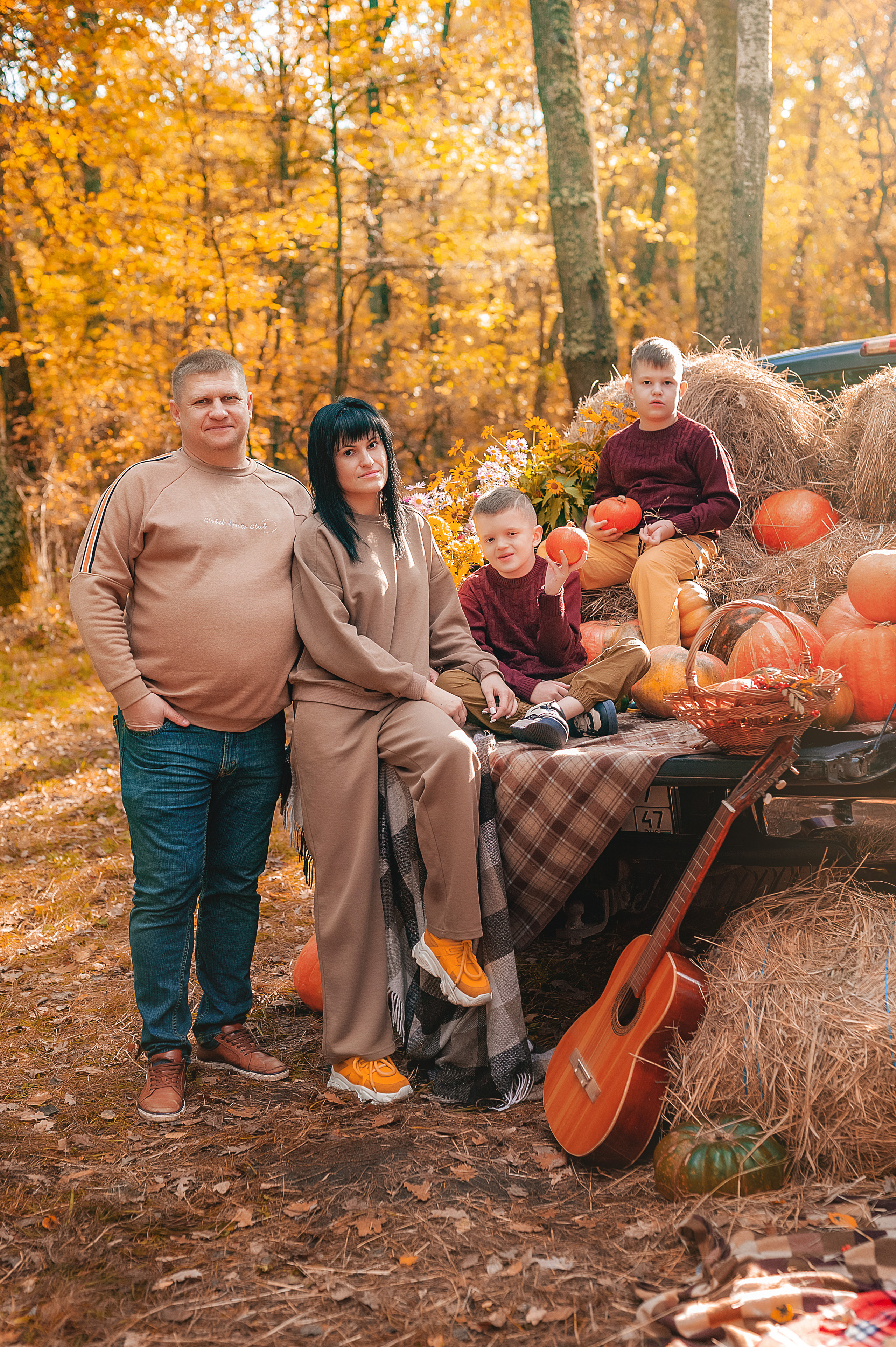 Осенний пикап. Семейный, детский фотограф в Воронеже Анна Никитина
