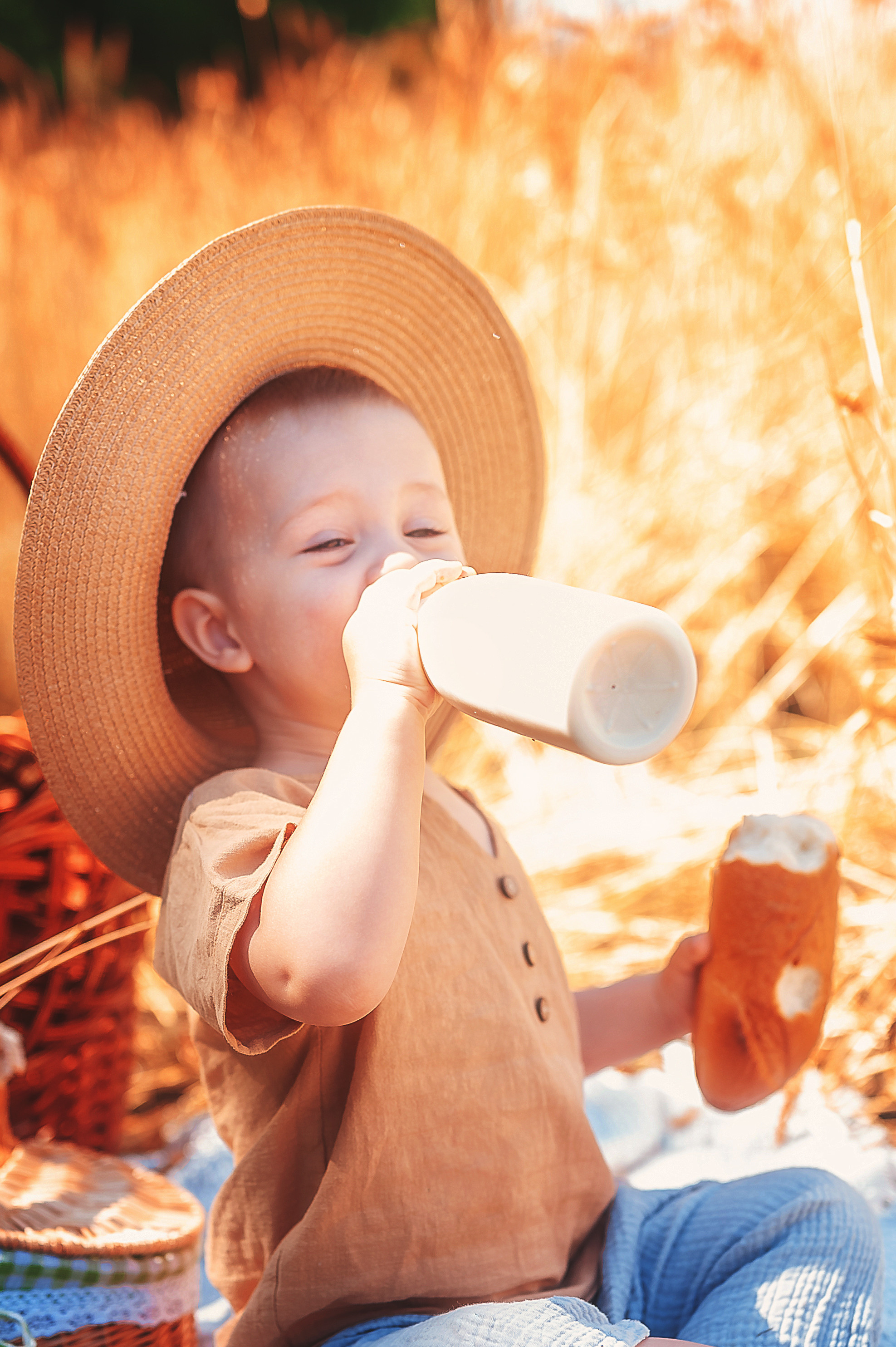 Фотосессии в пшенице. Семейный, детский фотограф в Воронеже Анна Никитина