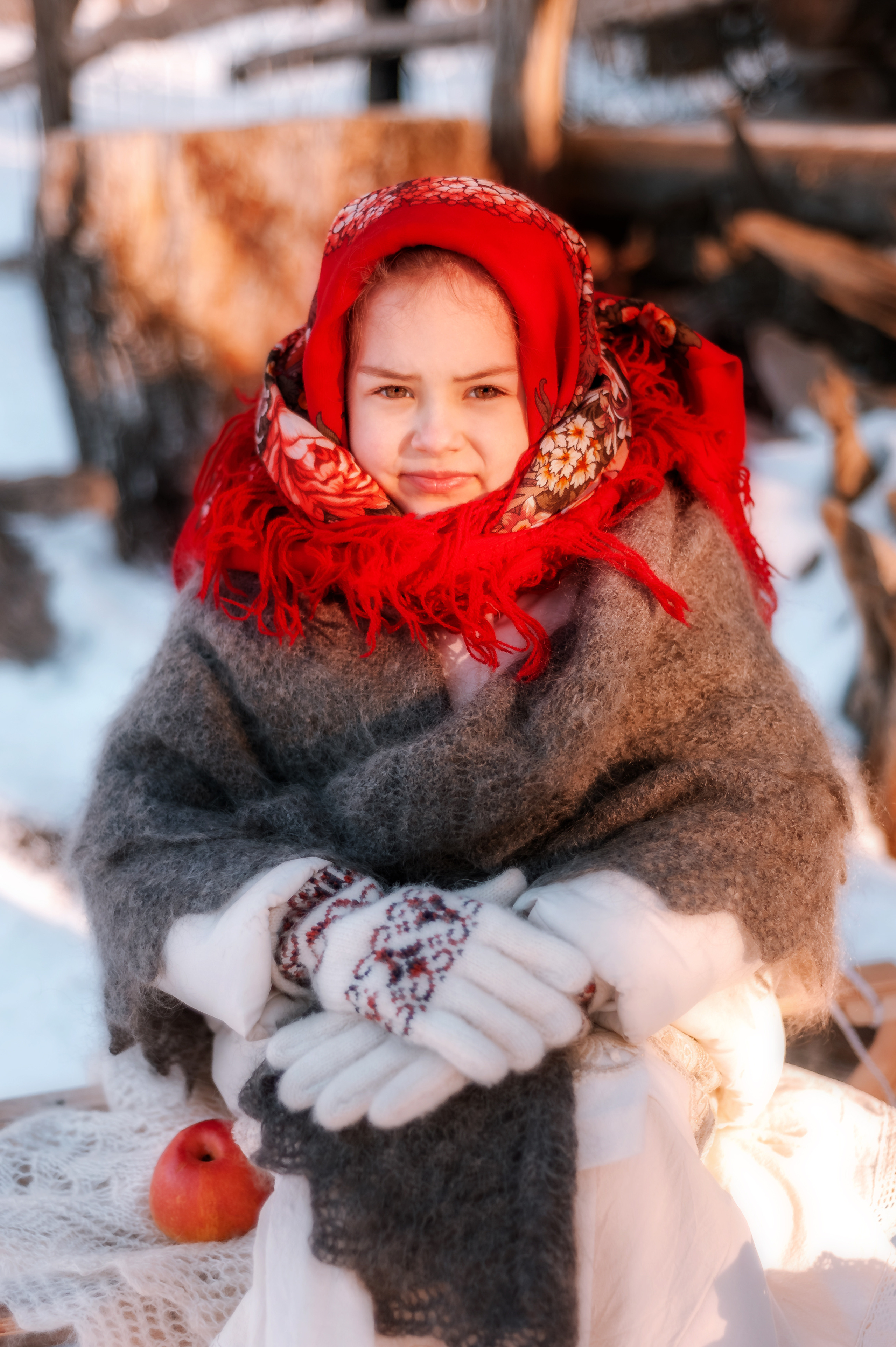 Русская зима. Семейный, детский фотограф в Воронеже Анна Никитина