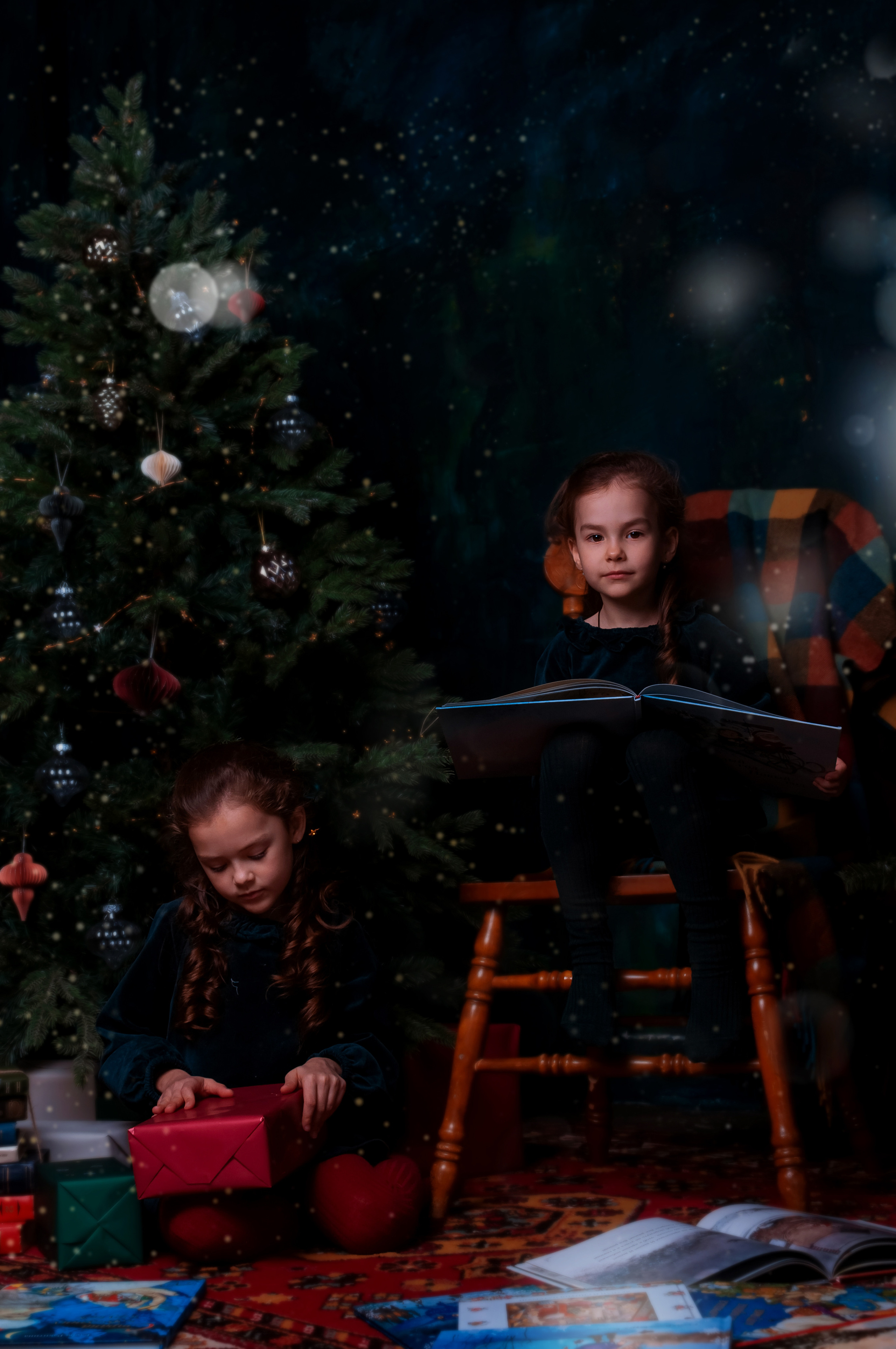 Новый год, как на открытках. Семейный, детский фотограф в Воронеже Анна Никитина