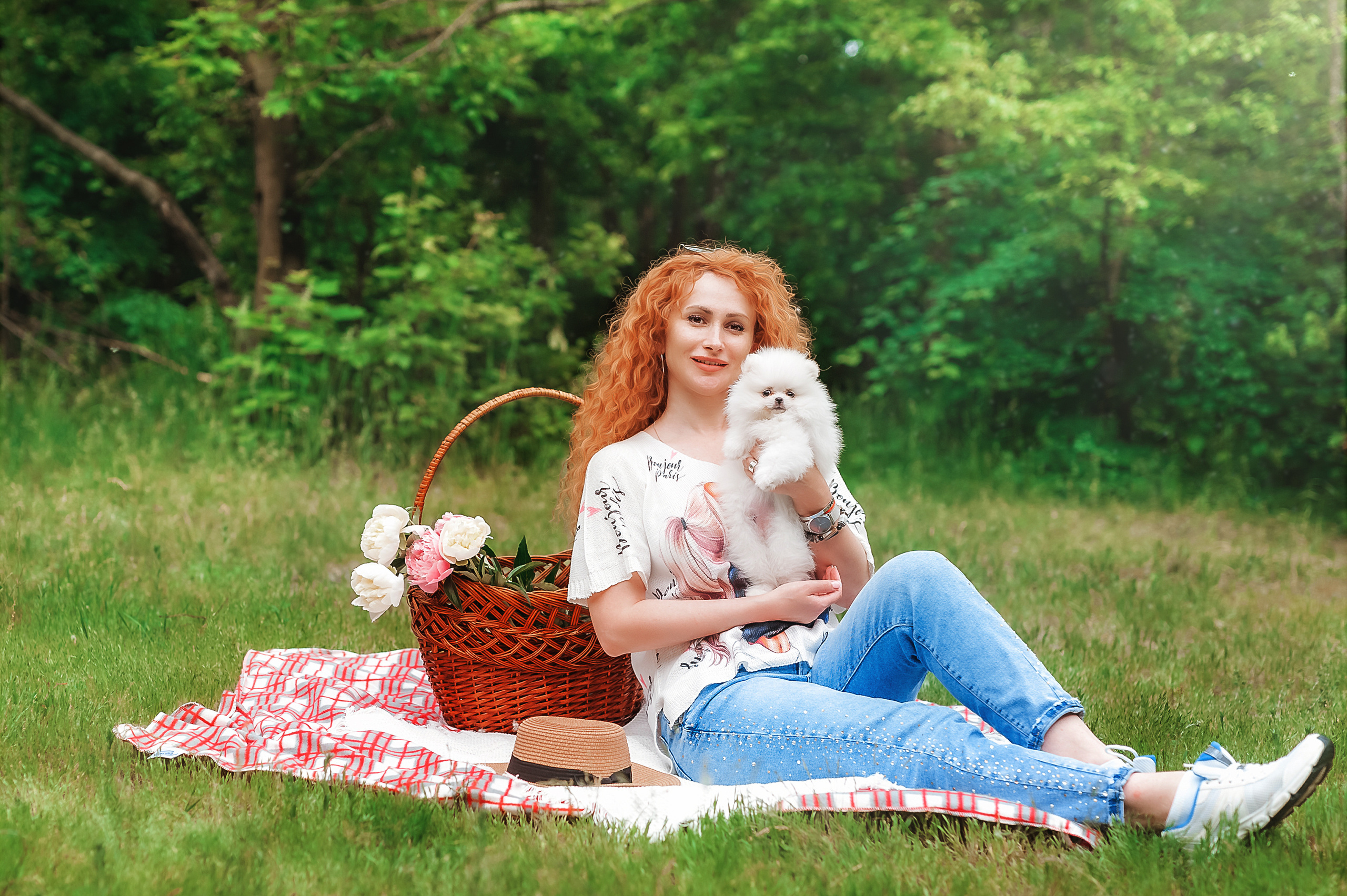 Проект с щеночками шпица. Семейный, детский фотограф в Воронеже Анна Никитина