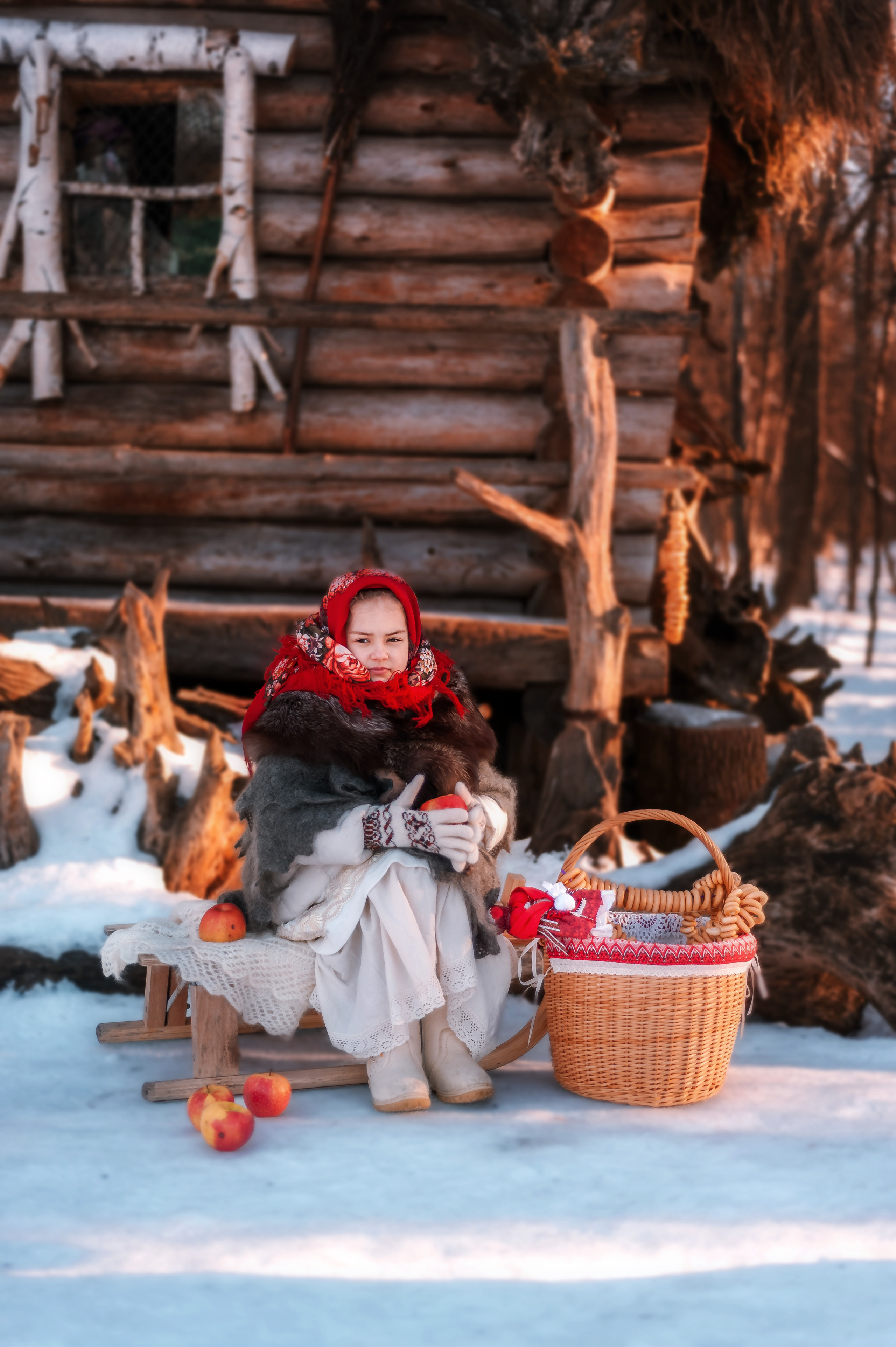 Русская зима. Семейный, детский фотограф в Воронеже Анна Никитина