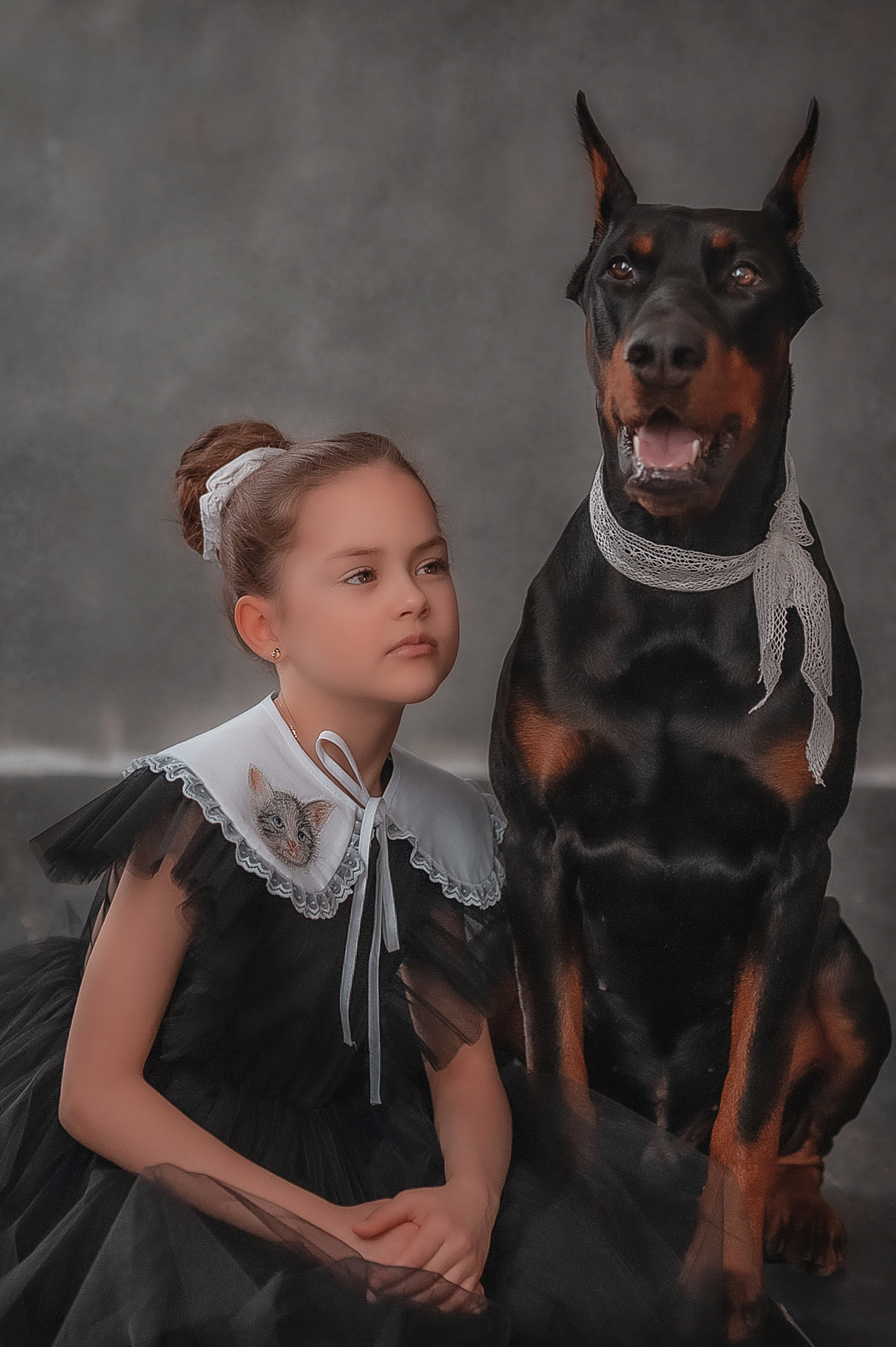 Фотопроект с доберманом. Семейный, детский фотограф в Воронеже Анна Никитина