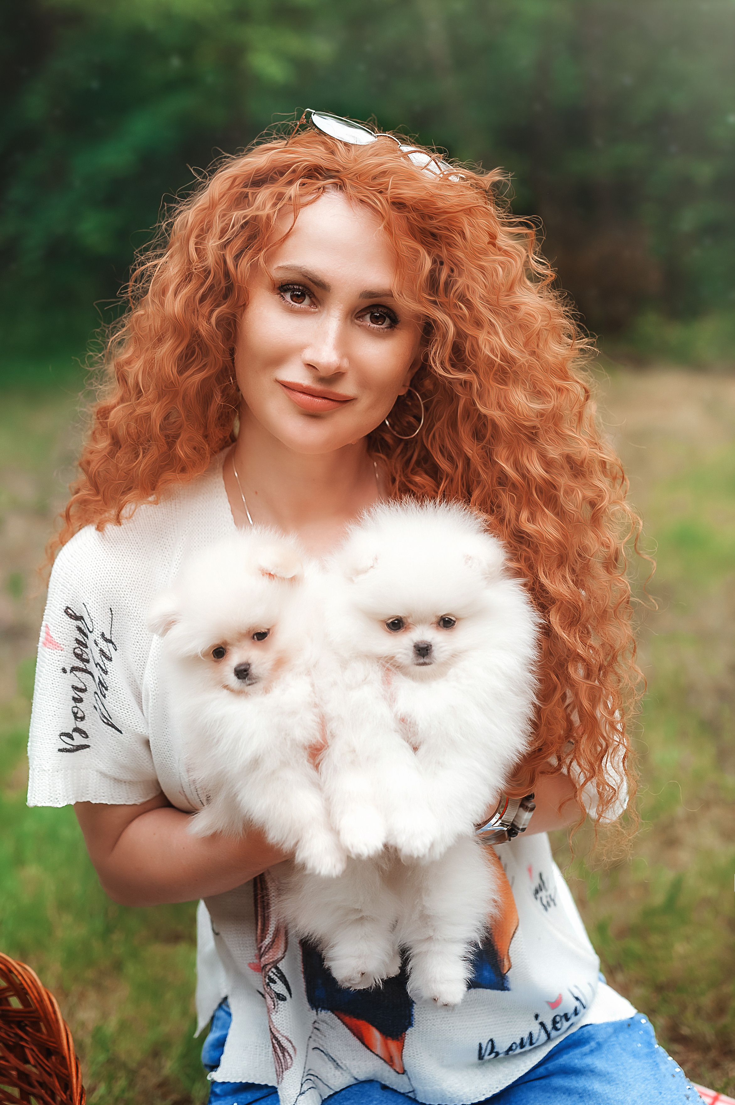 Проект с щеночками шпица. Семейный, детский фотограф в Воронеже Анна Никитина