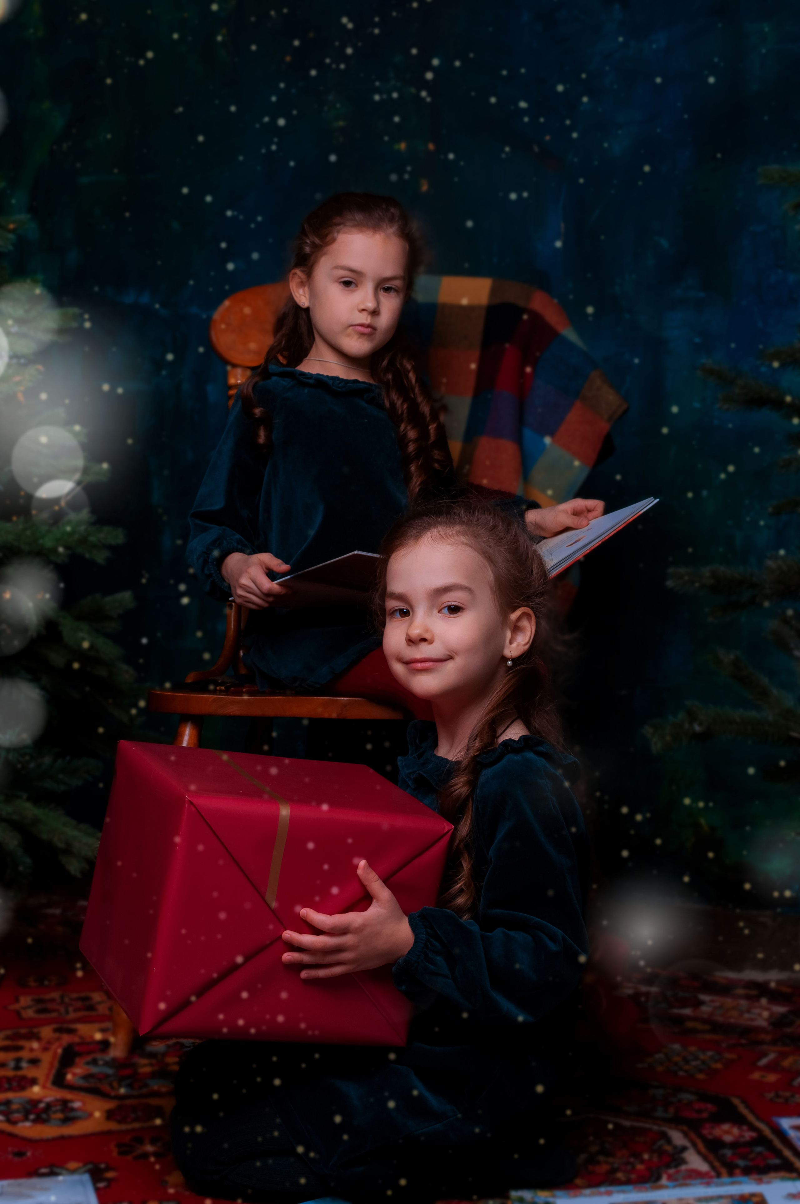 Новый год, как на открытках. Семейный, детский фотограф в Воронеже Анна Никитина