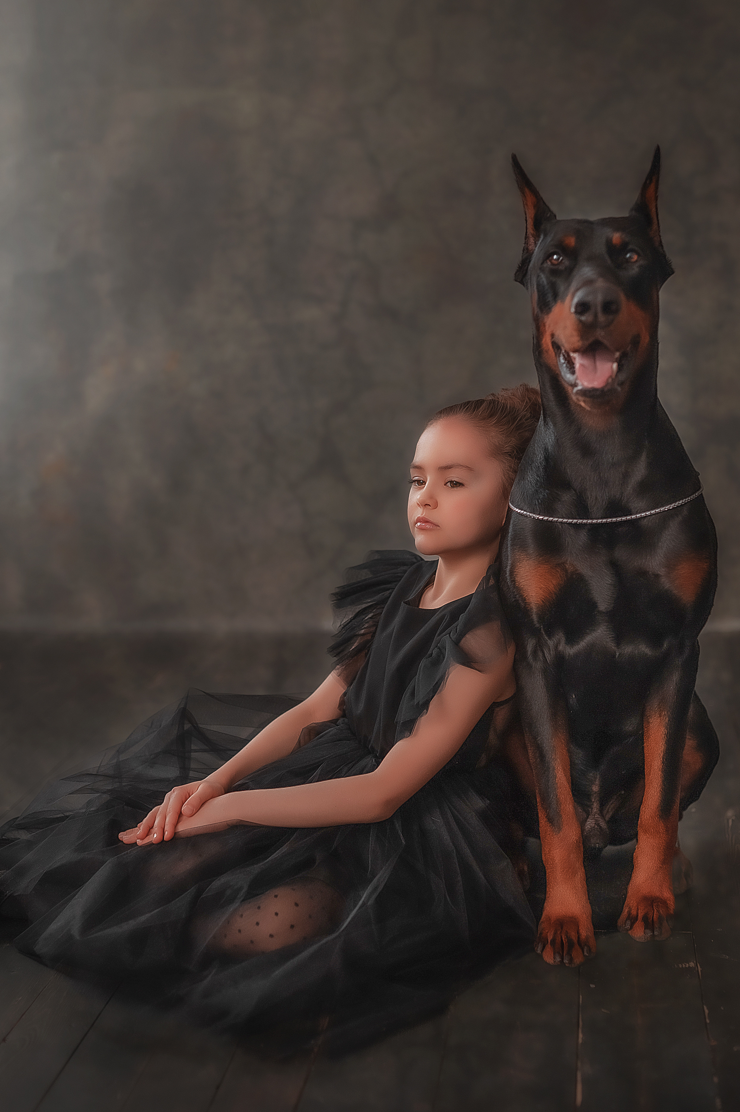 Фотопроект с доберманом. Семейный, детский фотограф в Воронеже Анна Никитина