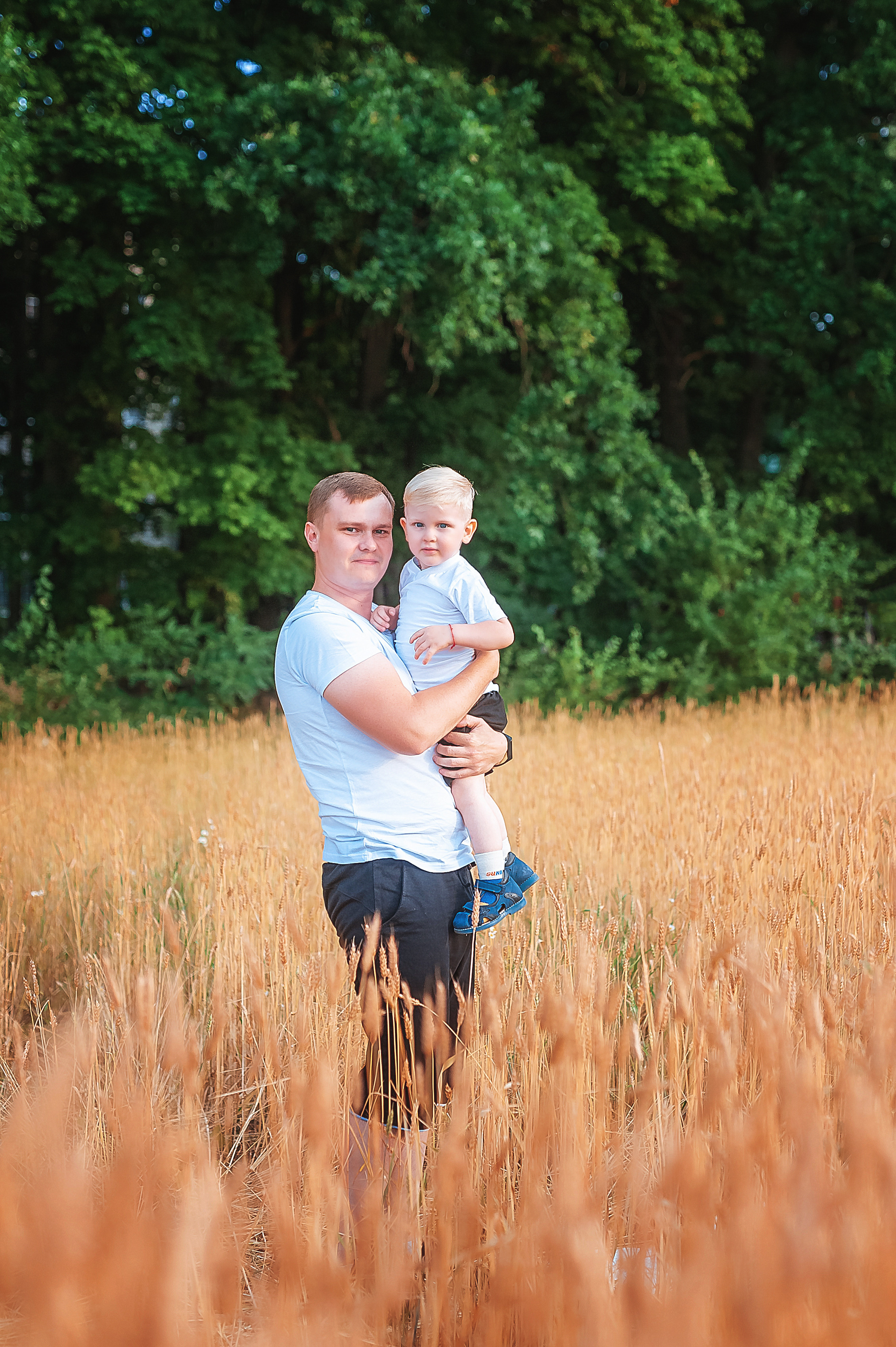 Фотосессии в пшенице. Семейный, детский фотограф в Воронеже Анна Никитина