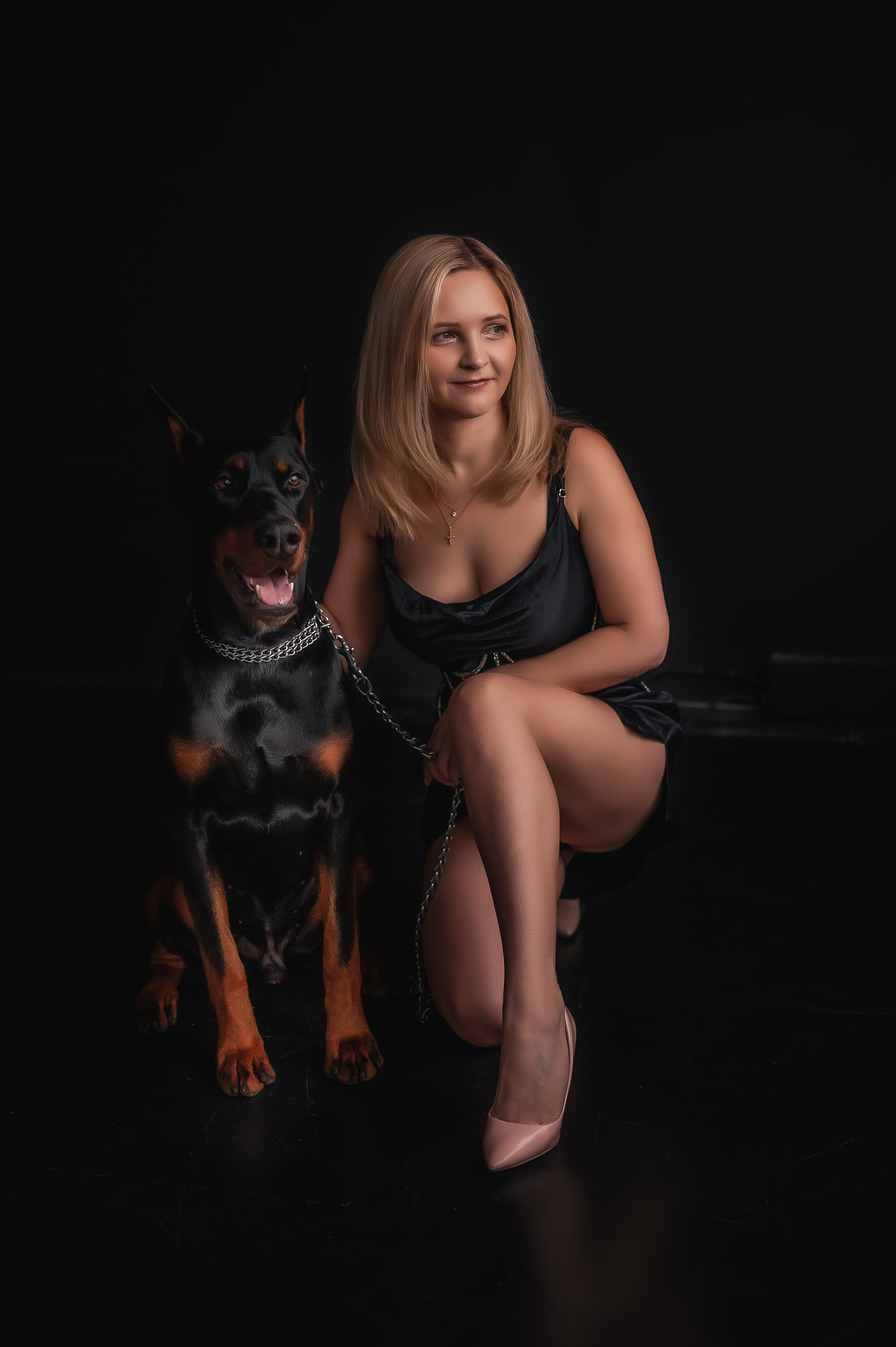 Фотопроект с доберманом. Семейный, детский фотограф в Воронеже Анна Никитина