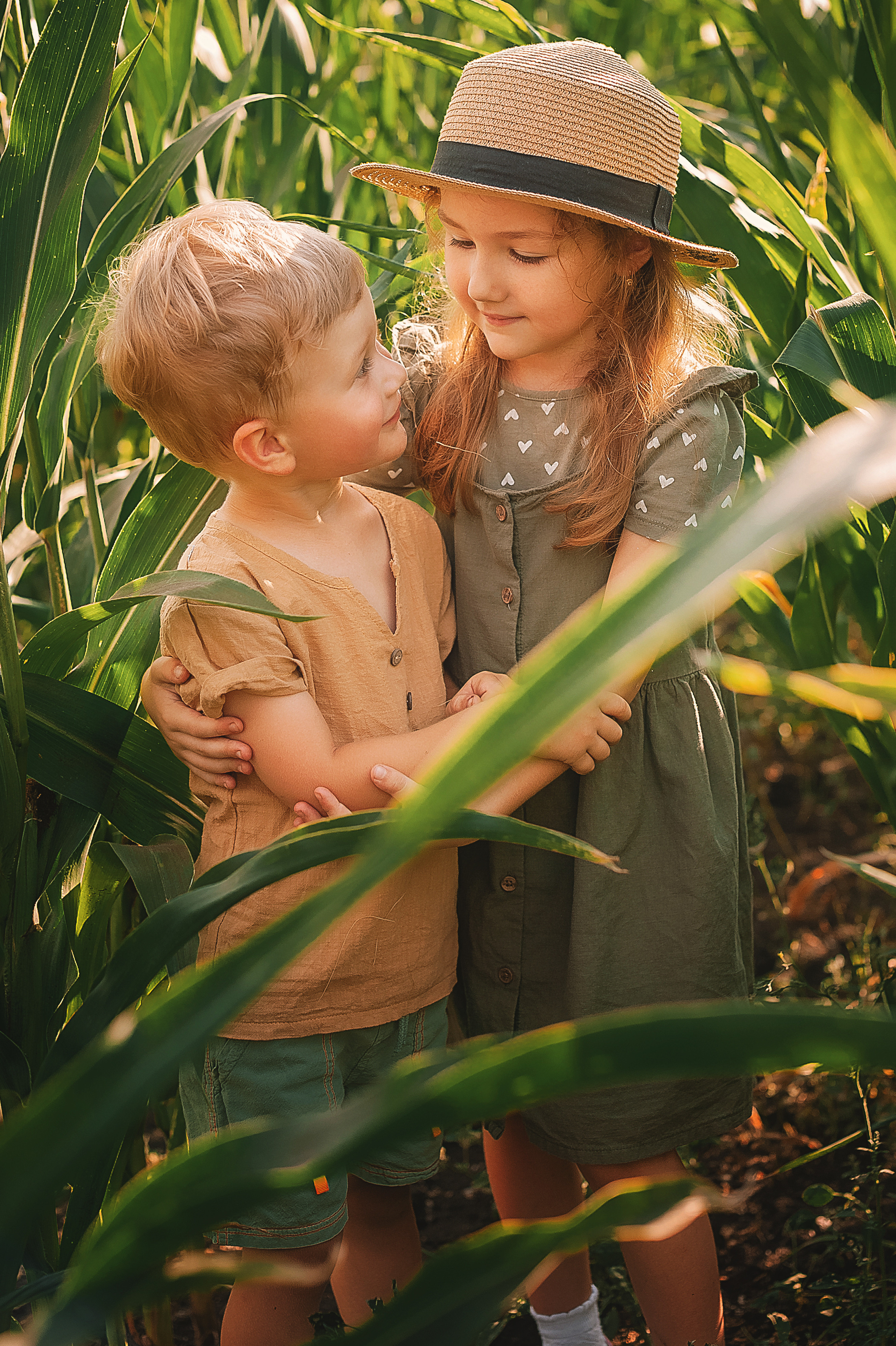 Фотосессия в кукурузе. Семейный, детский фотограф в Воронеже Анна Никитина