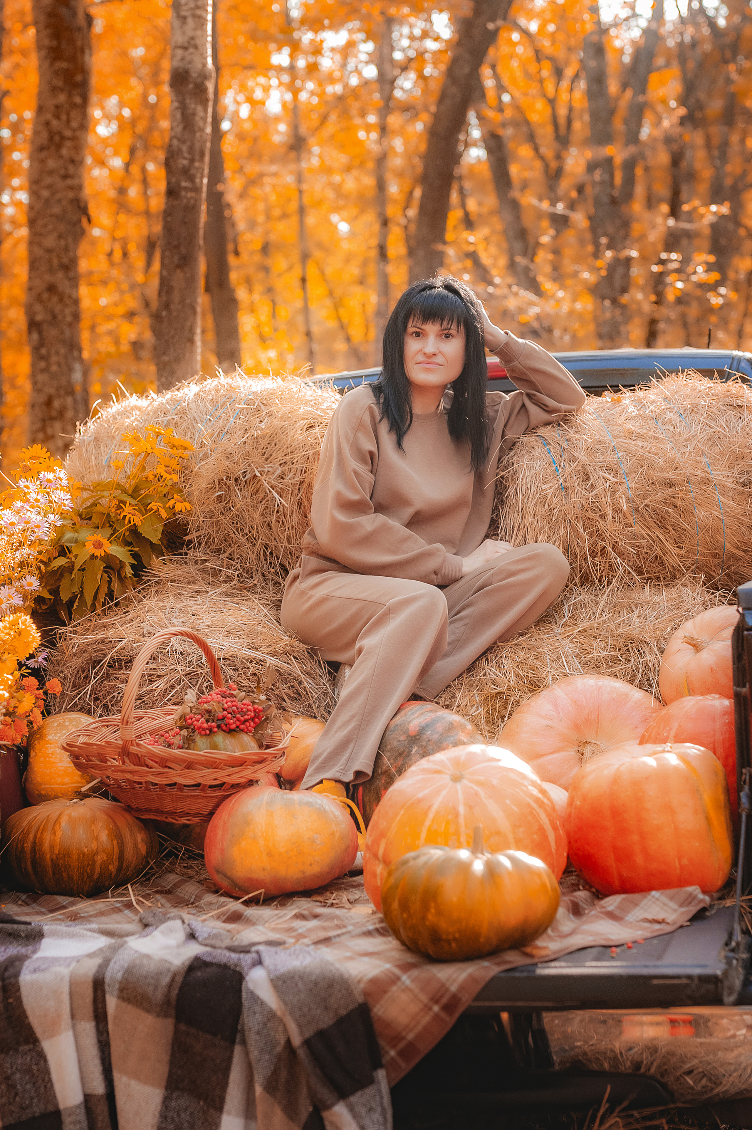 Осенний пикап. Семейный, детский фотограф в Воронеже Анна Никитина