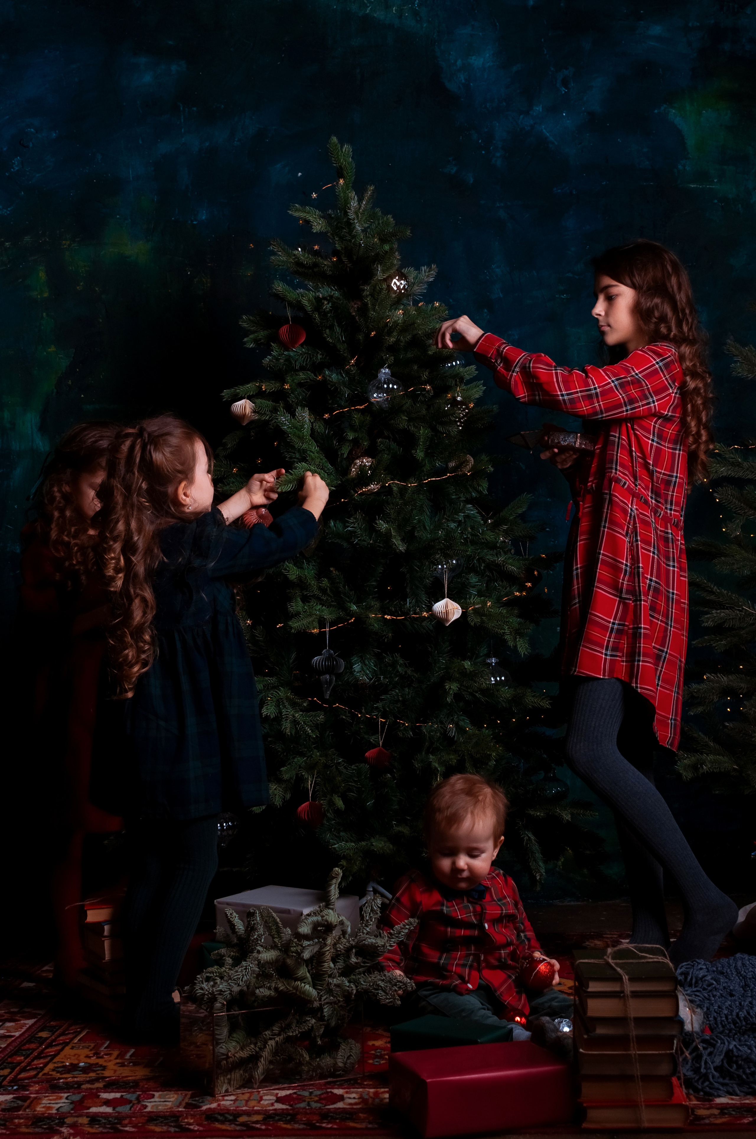 Новый год, как на открытках. Семейный, детский фотограф в Воронеже Анна Никитина