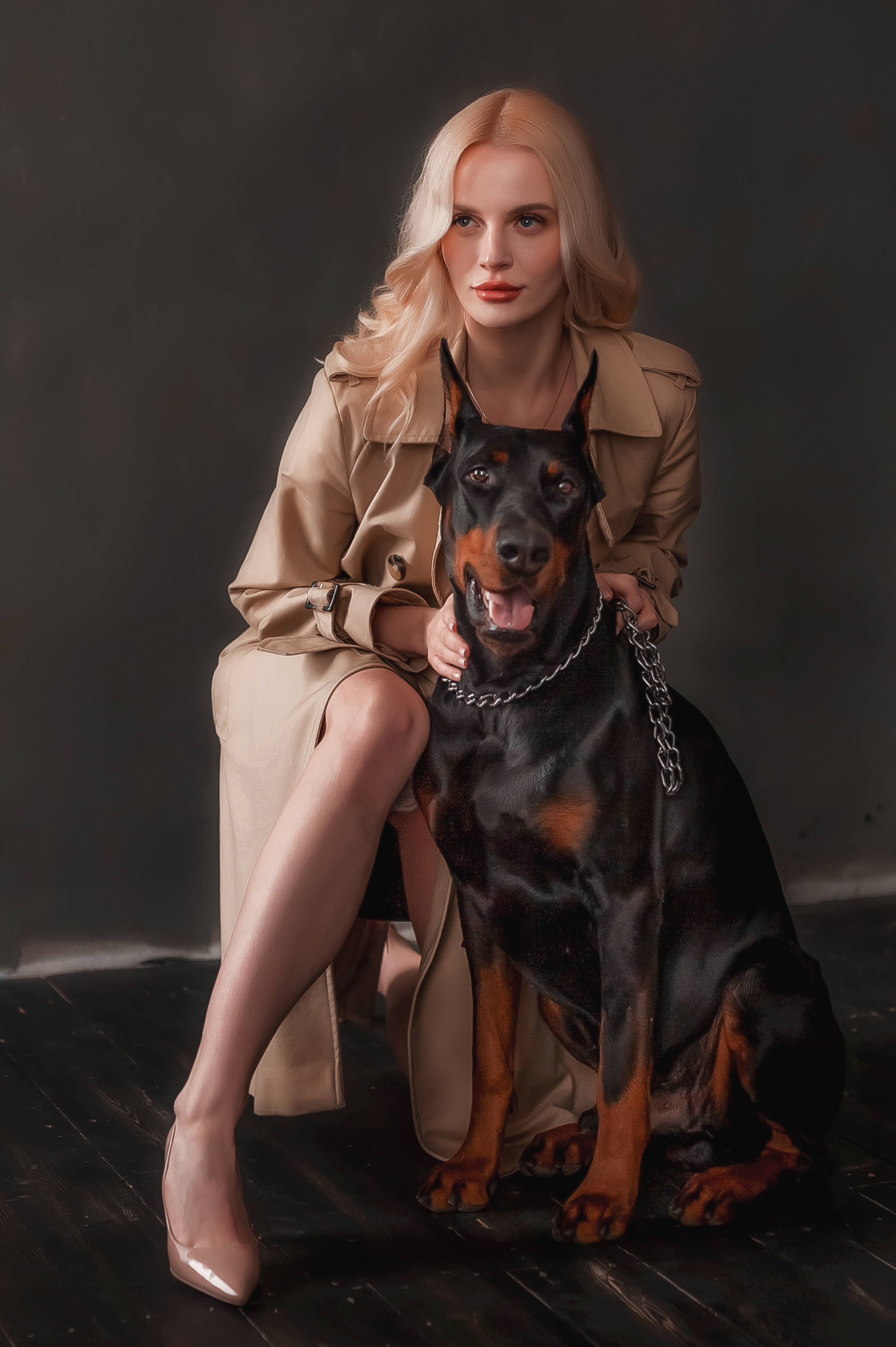 Фотопроект с доберманом. Семейный, детский фотограф в Воронеже Анна Никитина