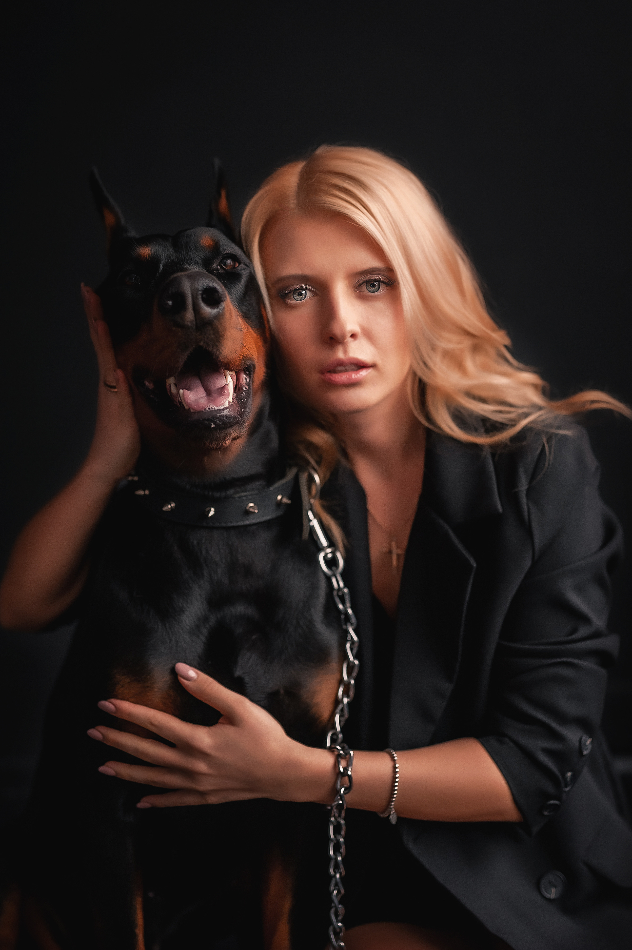 Фотопроект с доберманом. Семейный, детский фотограф в Воронеже Анна Никитина