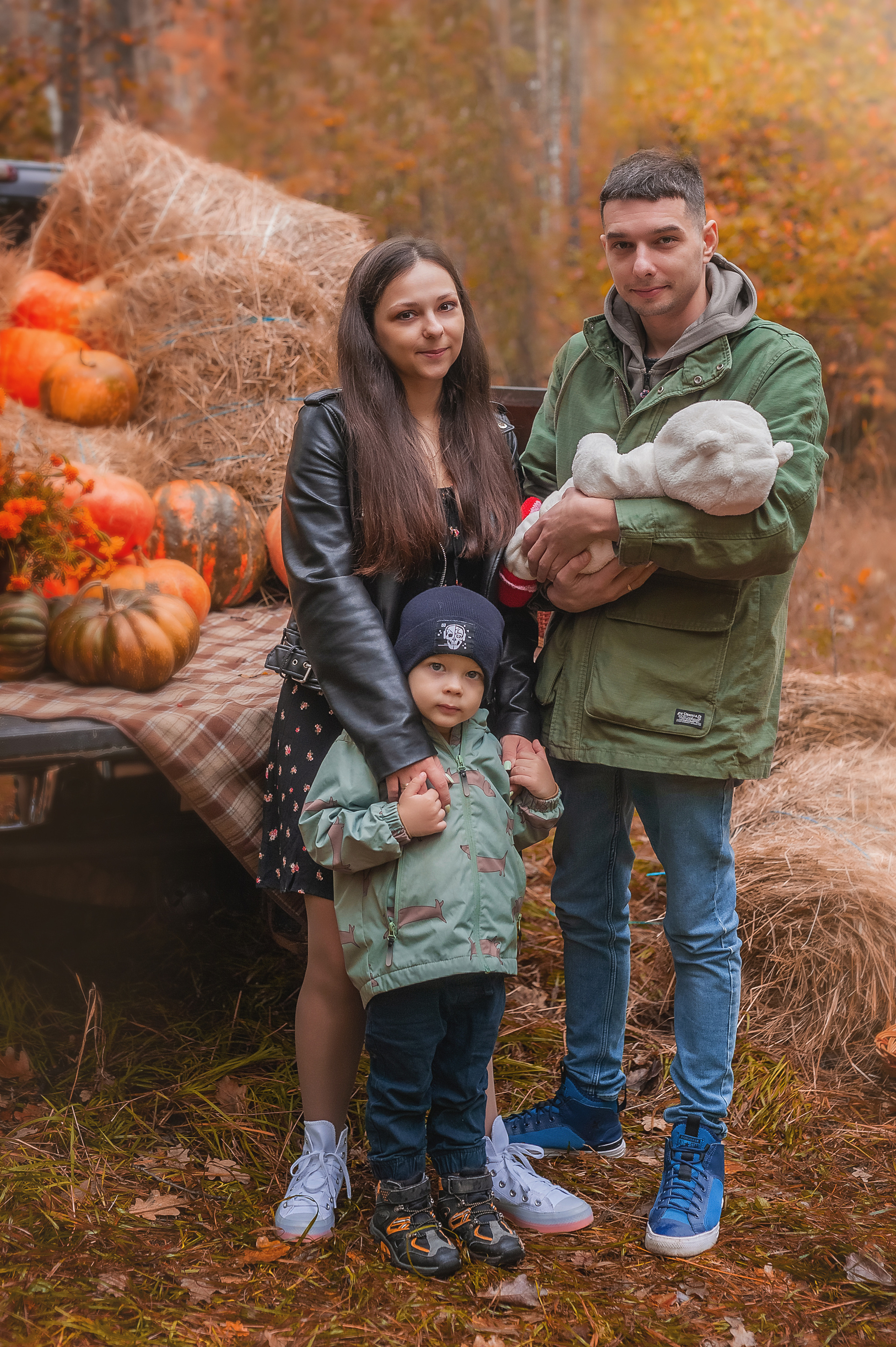 Осенний пикап. Семейный, детский фотограф в Воронеже Анна Никитина