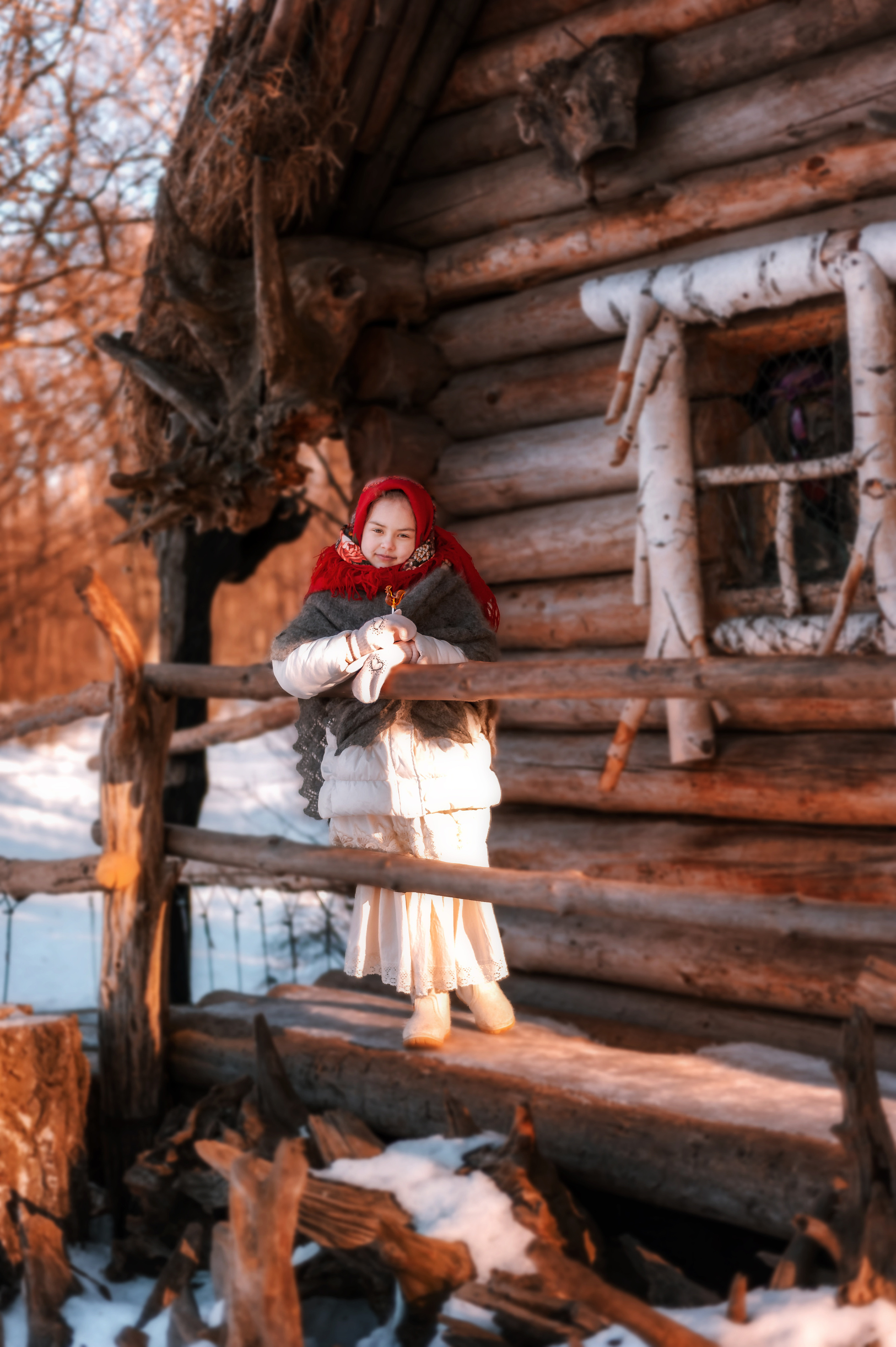Русская зима. Семейный, детский фотограф в Воронеже Анна Никитина