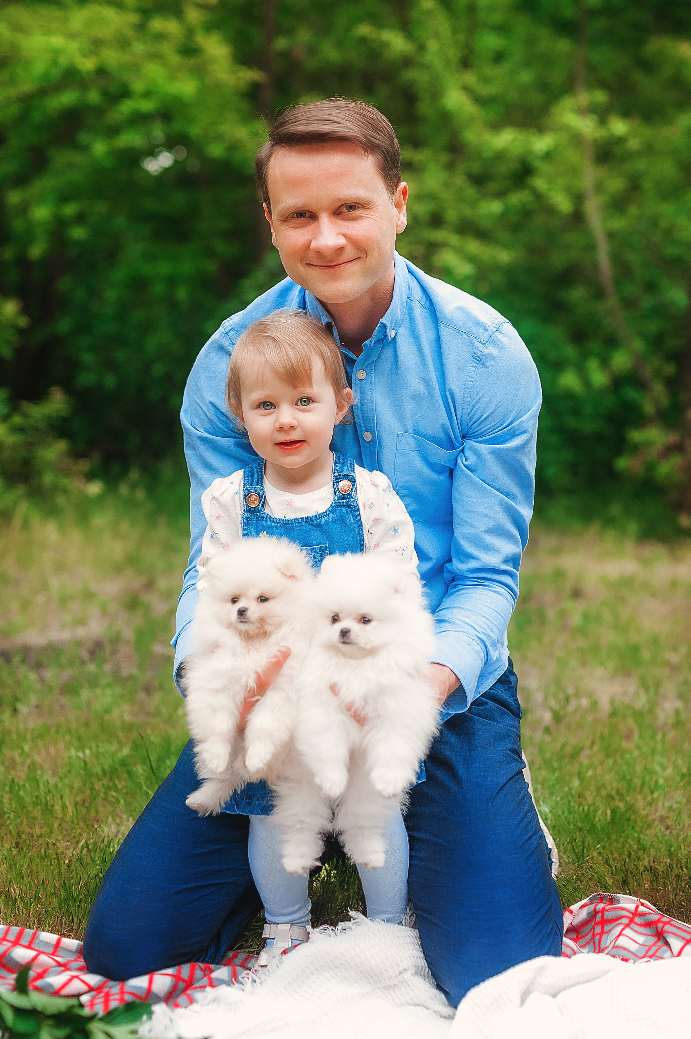 Проект с щеночками шпица. Семейный, детский фотограф в Воронеже Анна Никитина