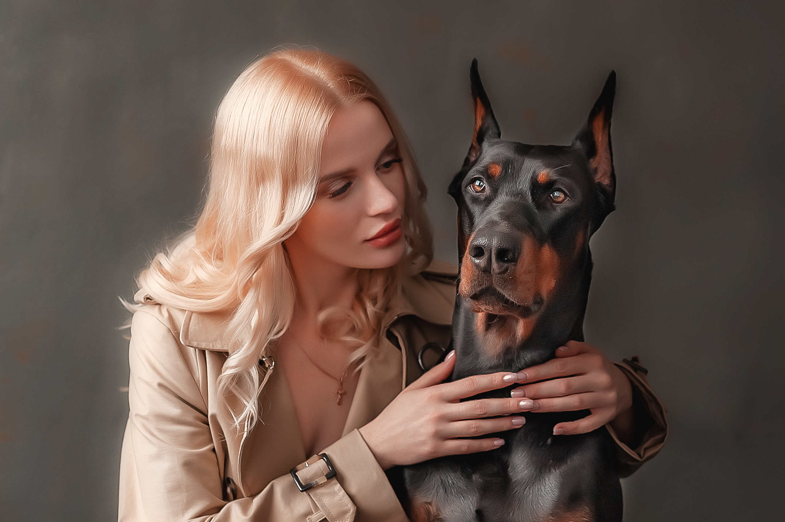 Фотопроект с доберманом. Семейный, детский фотограф в Воронеже Анна Никитина
