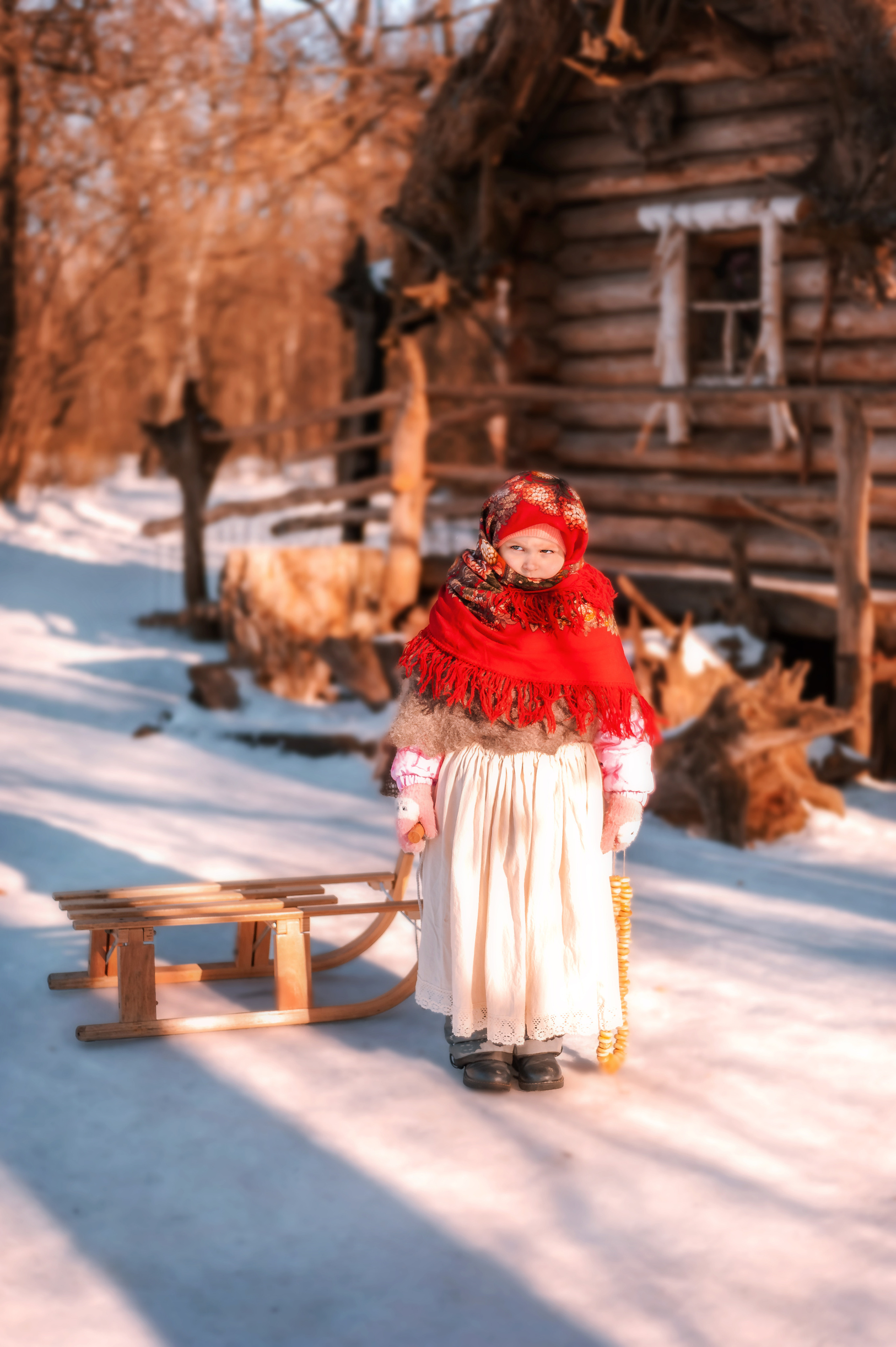 Русская зима. Семейный, детский фотограф в Воронеже Анна Никитина