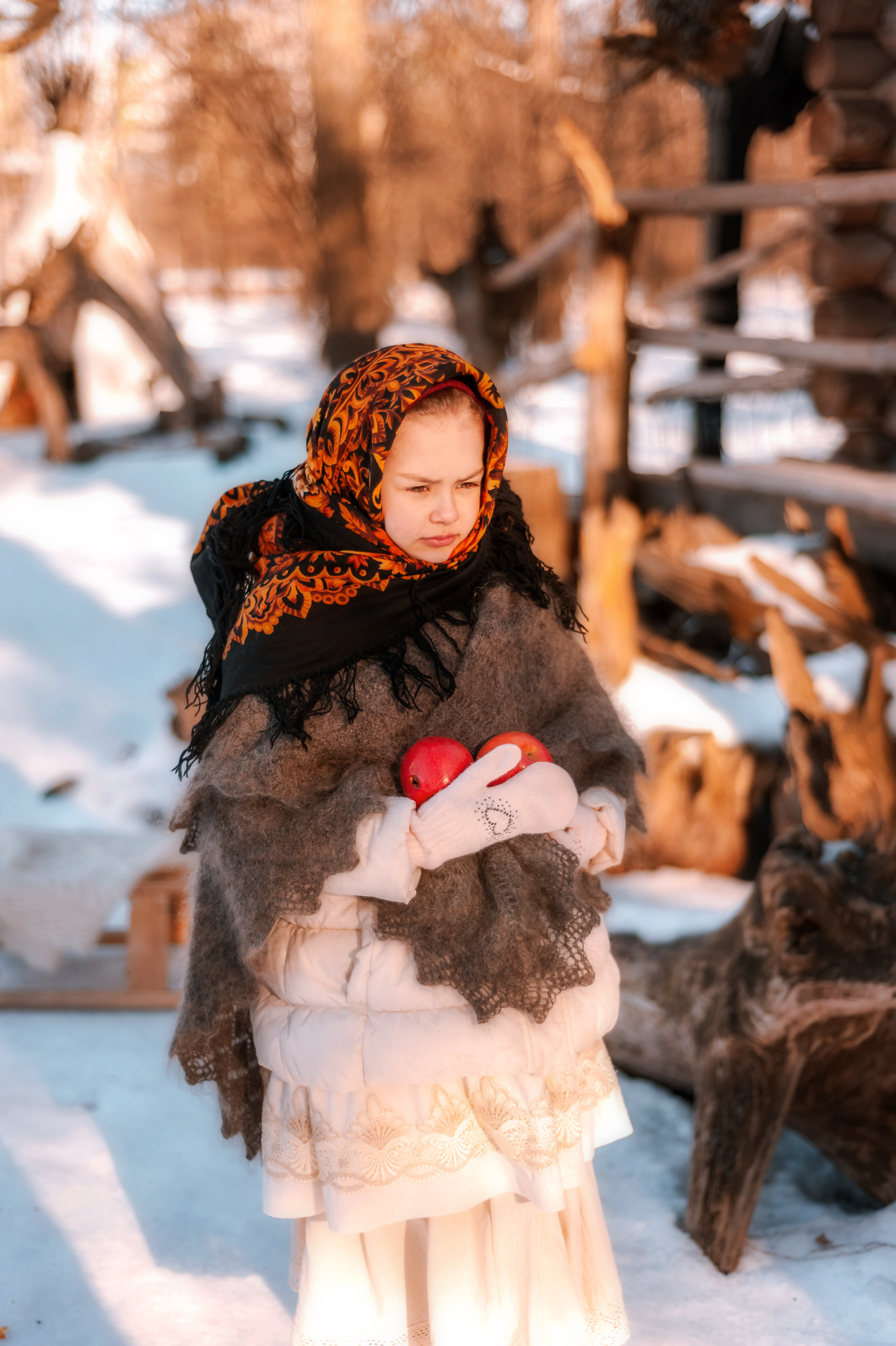 Русская зима. Семейный, детский фотограф в Воронеже Анна Никитина