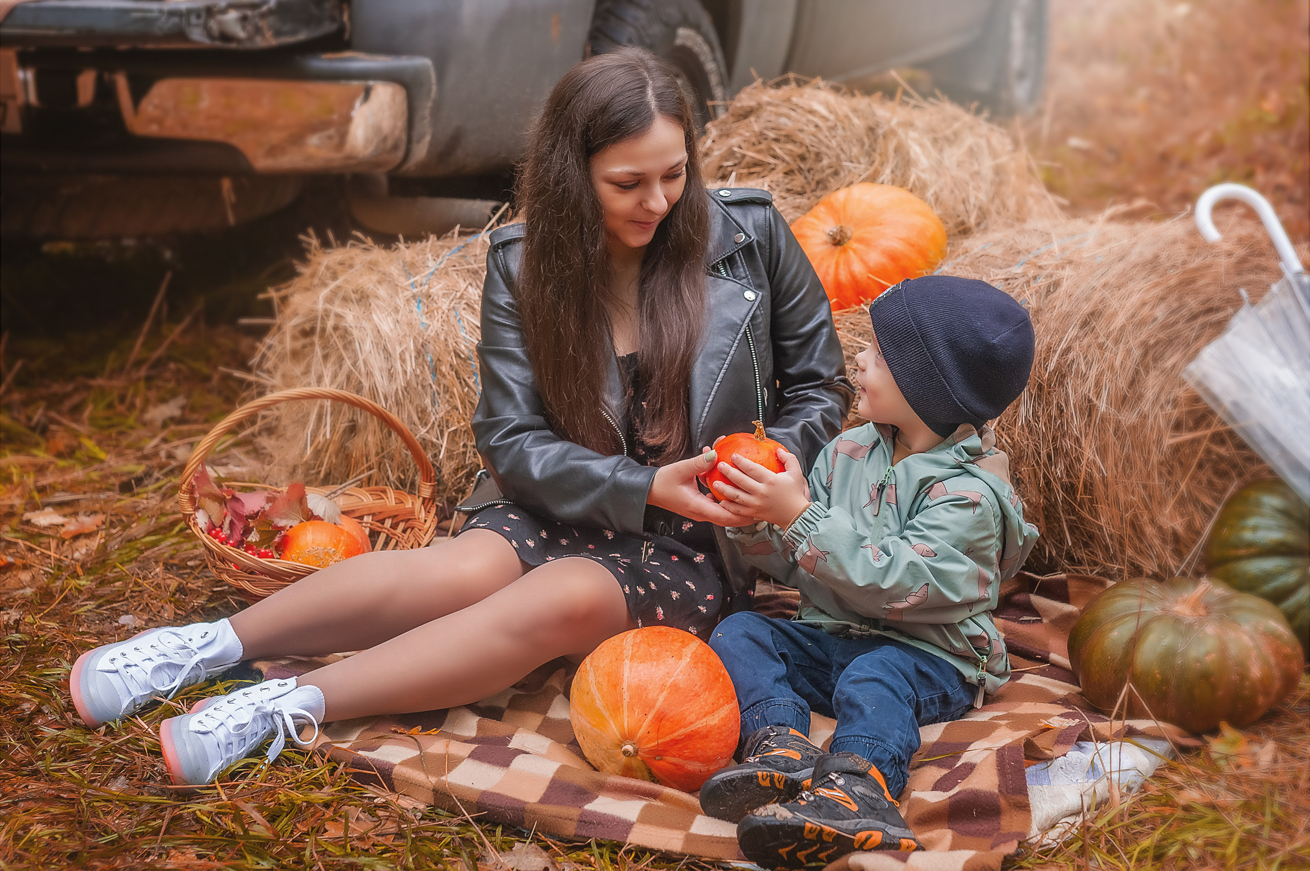 Осенний пикап. Семейный, детский фотограф в Воронеже Анна Никитина