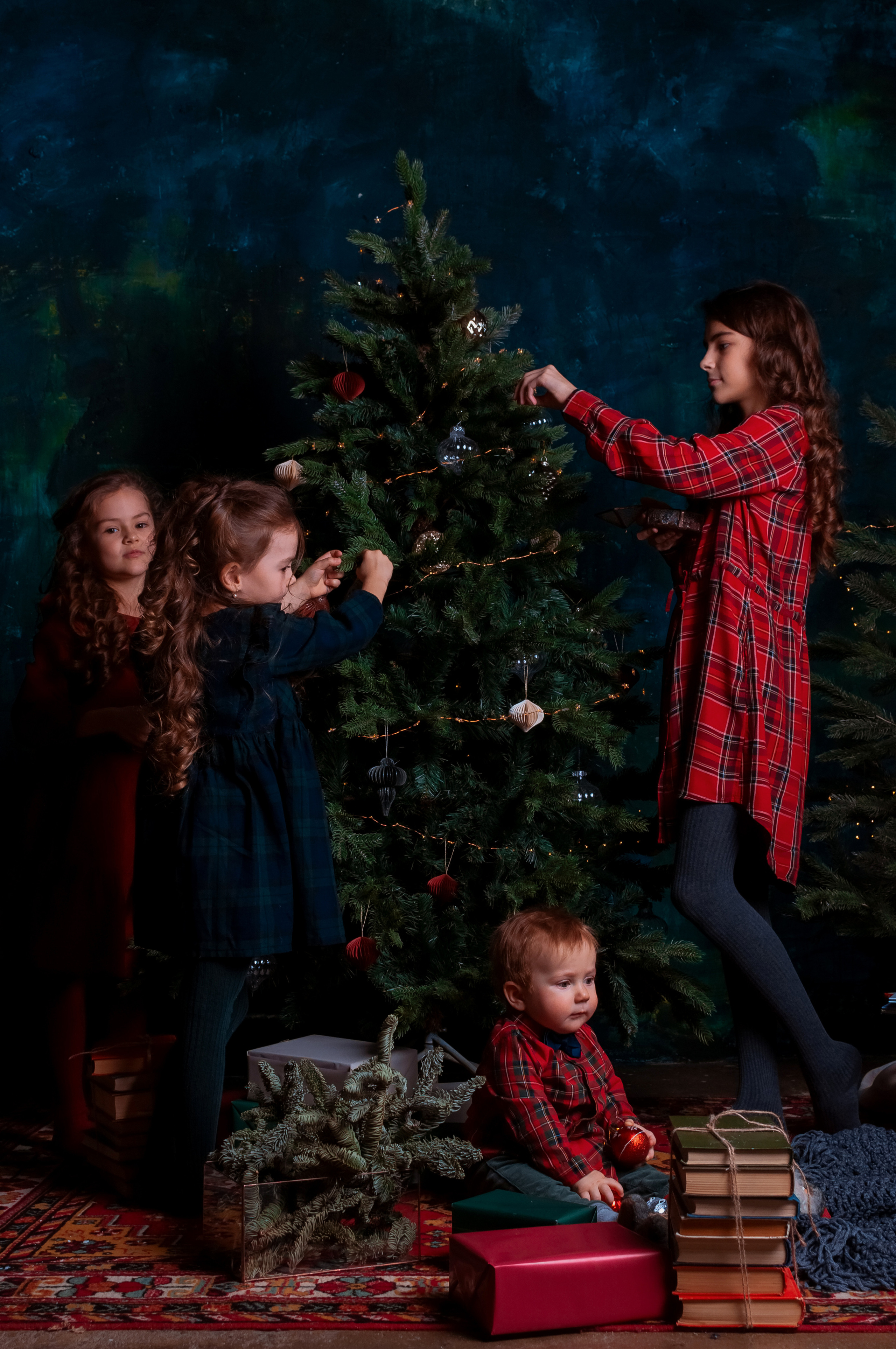 Новый год, как на открытках. Семейный, детский фотограф в Воронеже Анна Никитина