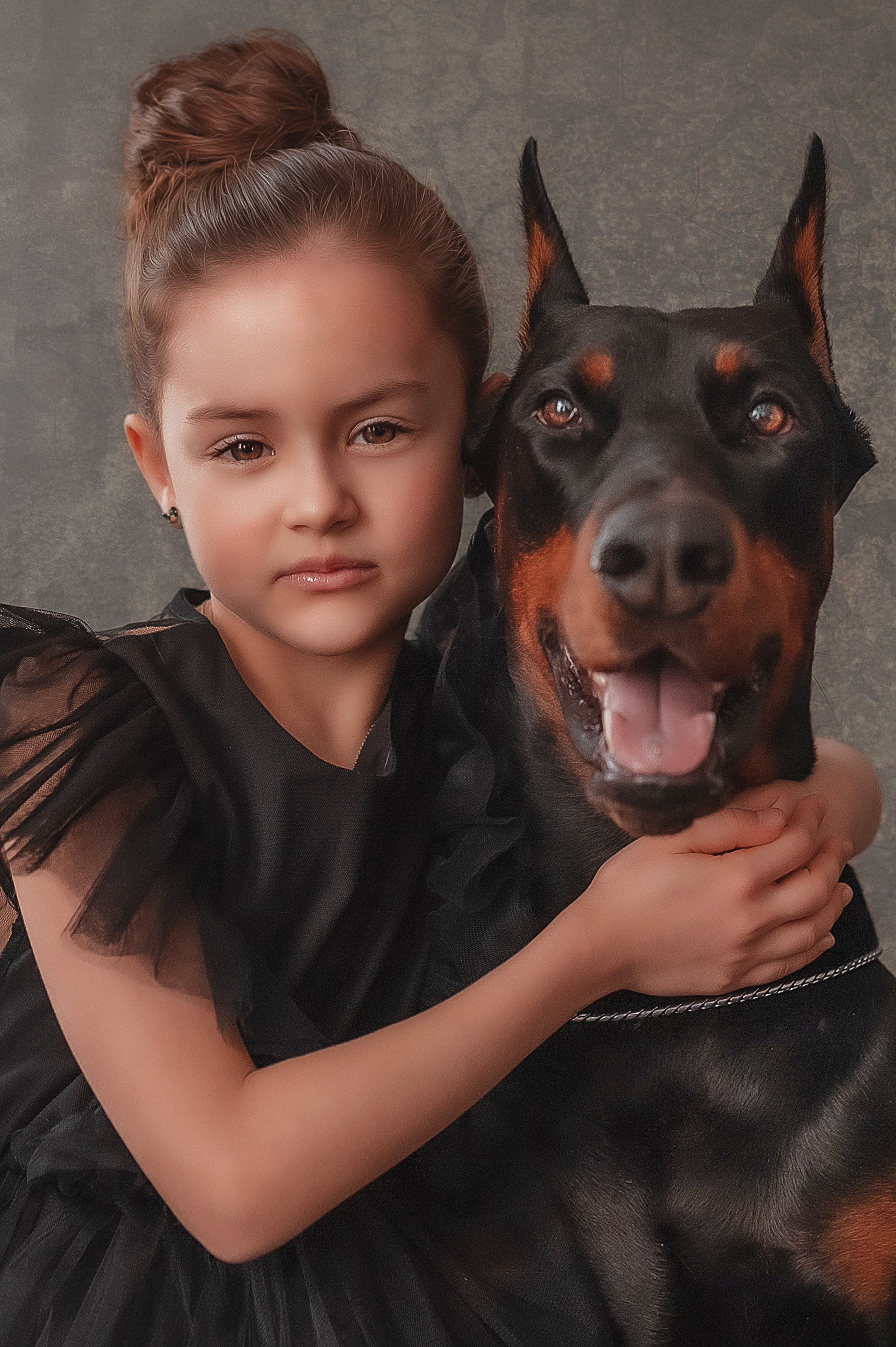 Фотопроект с доберманом. Семейный, детский фотограф в Воронеже Анна Никитина