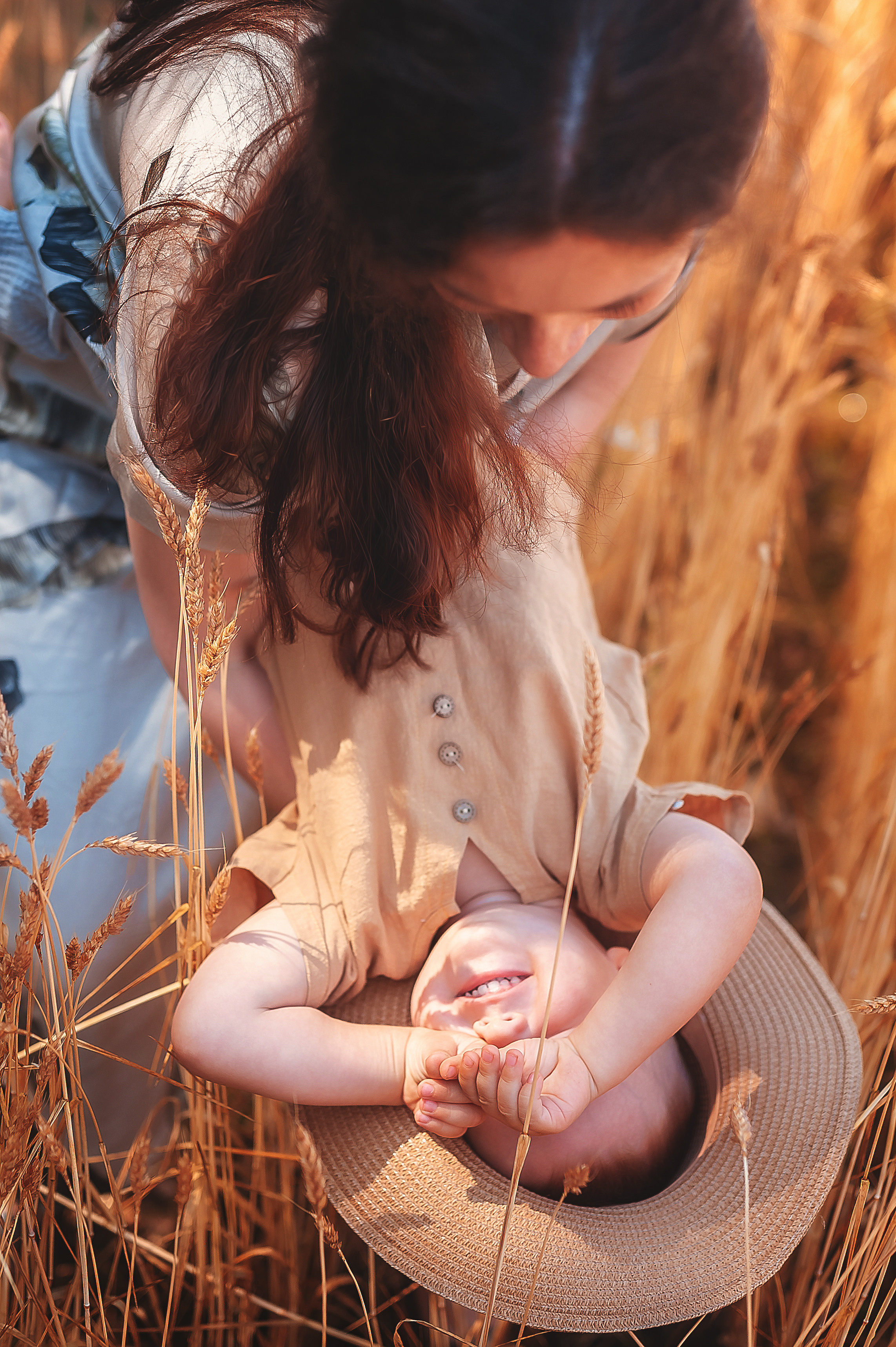 Фотосессии в пшенице. Семейный, детский фотограф в Воронеже Анна Никитина