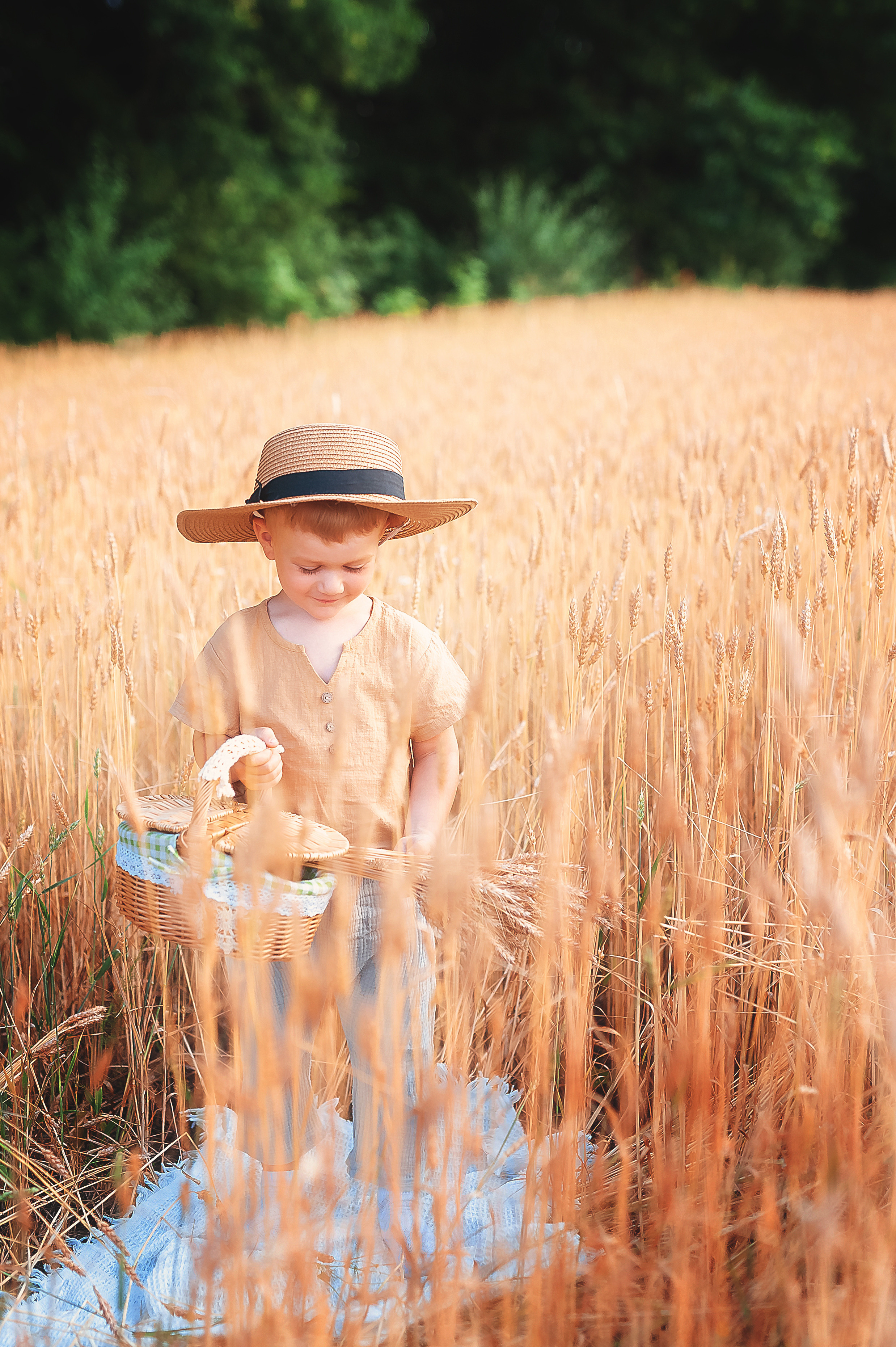 Фотосессии в пшенице. Семейный, детский фотограф в Воронеже Анна Никитина