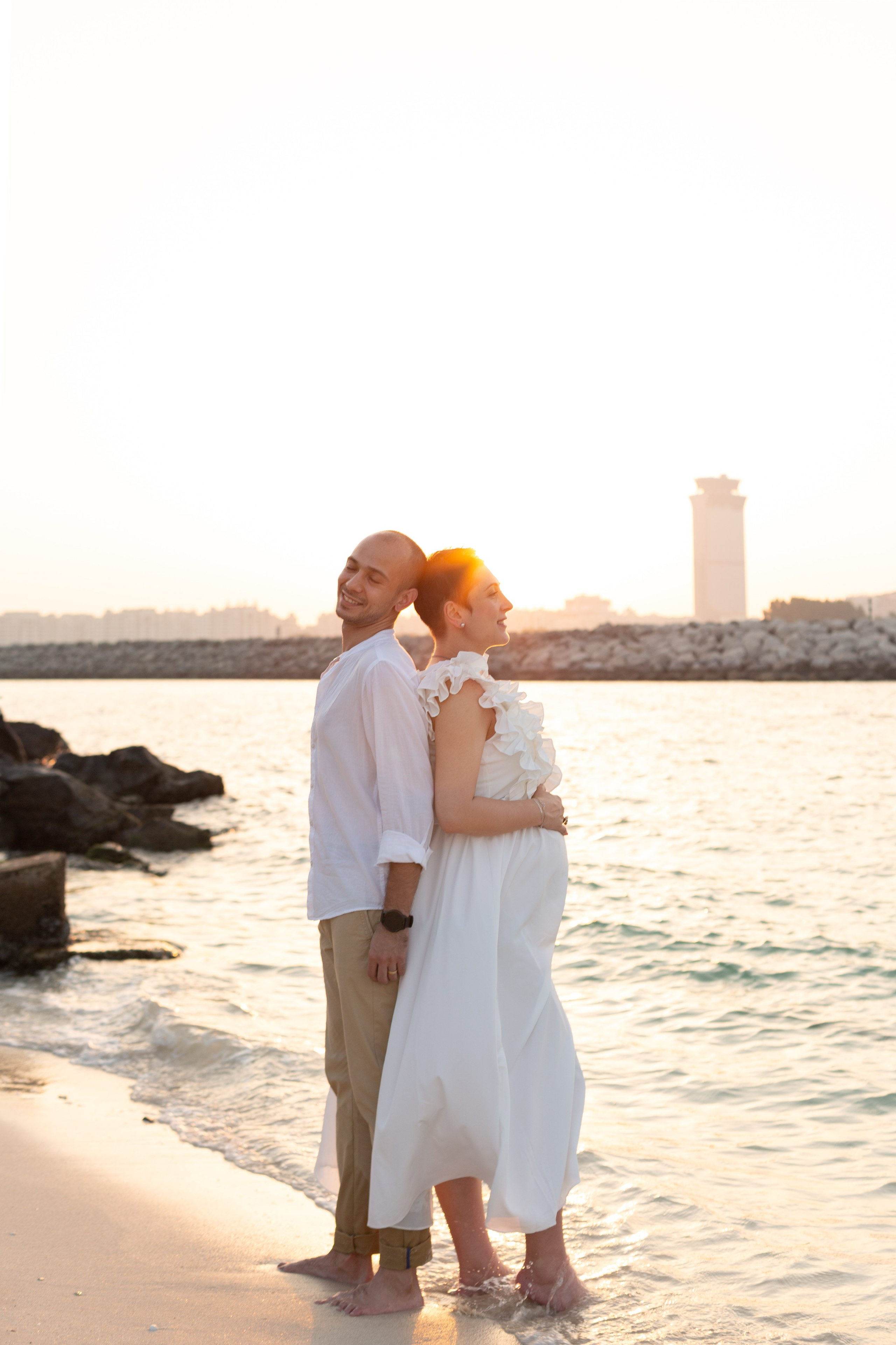 Classic Elegant Pregnancy Photoshoot in Dubai