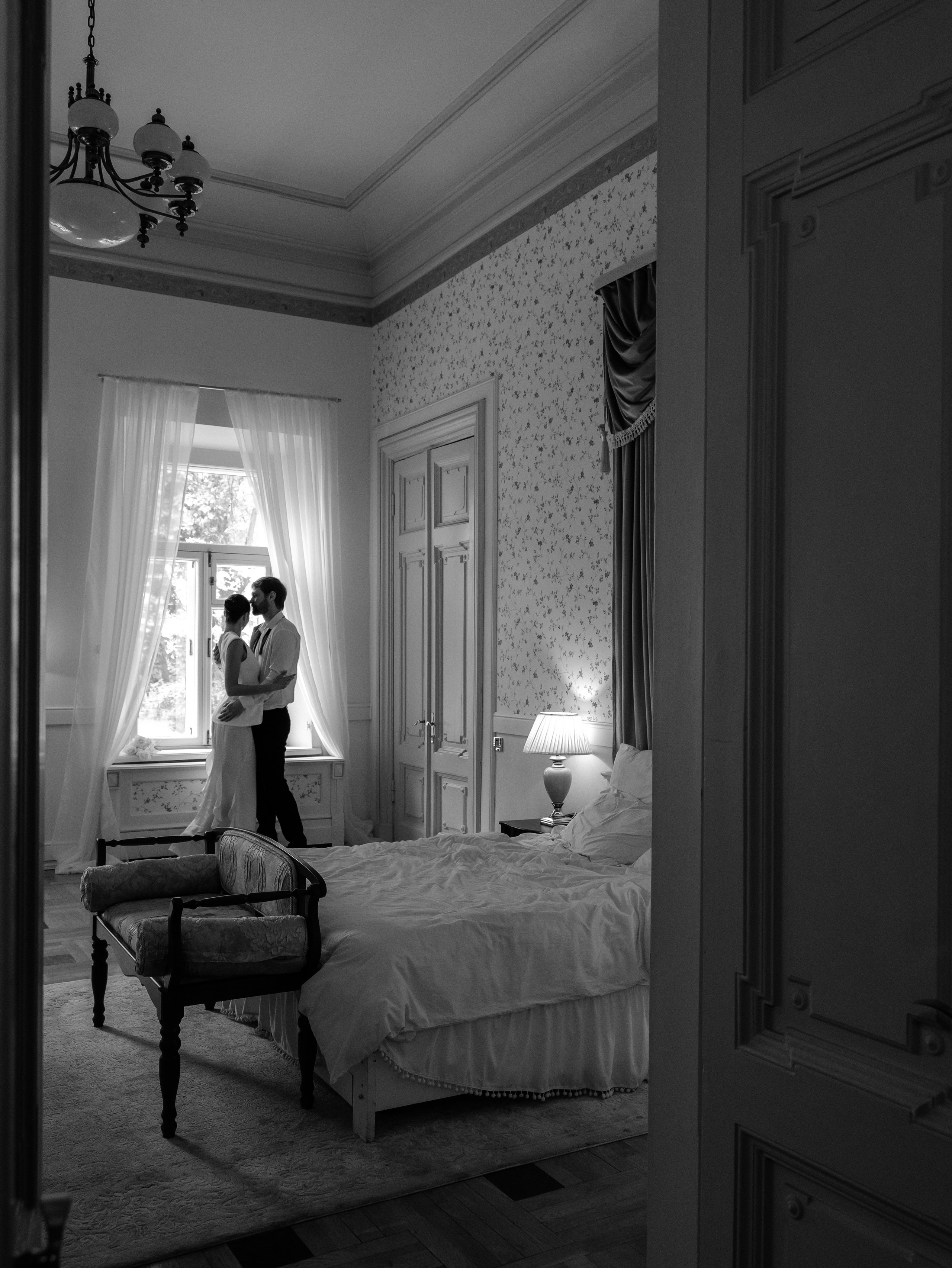 Роспись в усадьбе Муравьевых-Апостолов. Свадебный фотограф в Москве Топтыгин Иван