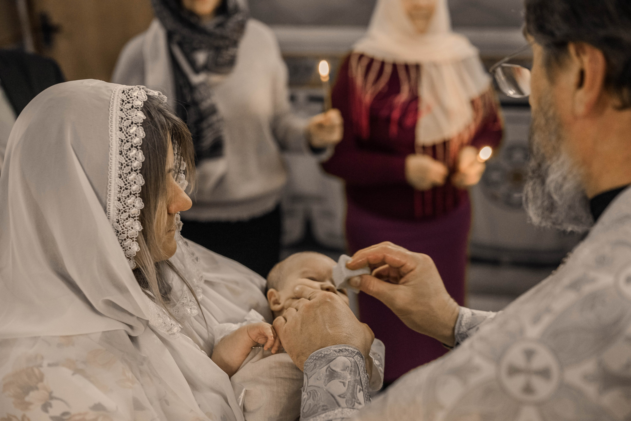 Крещение (мама Регина). Семейный и детский фотограф Москва