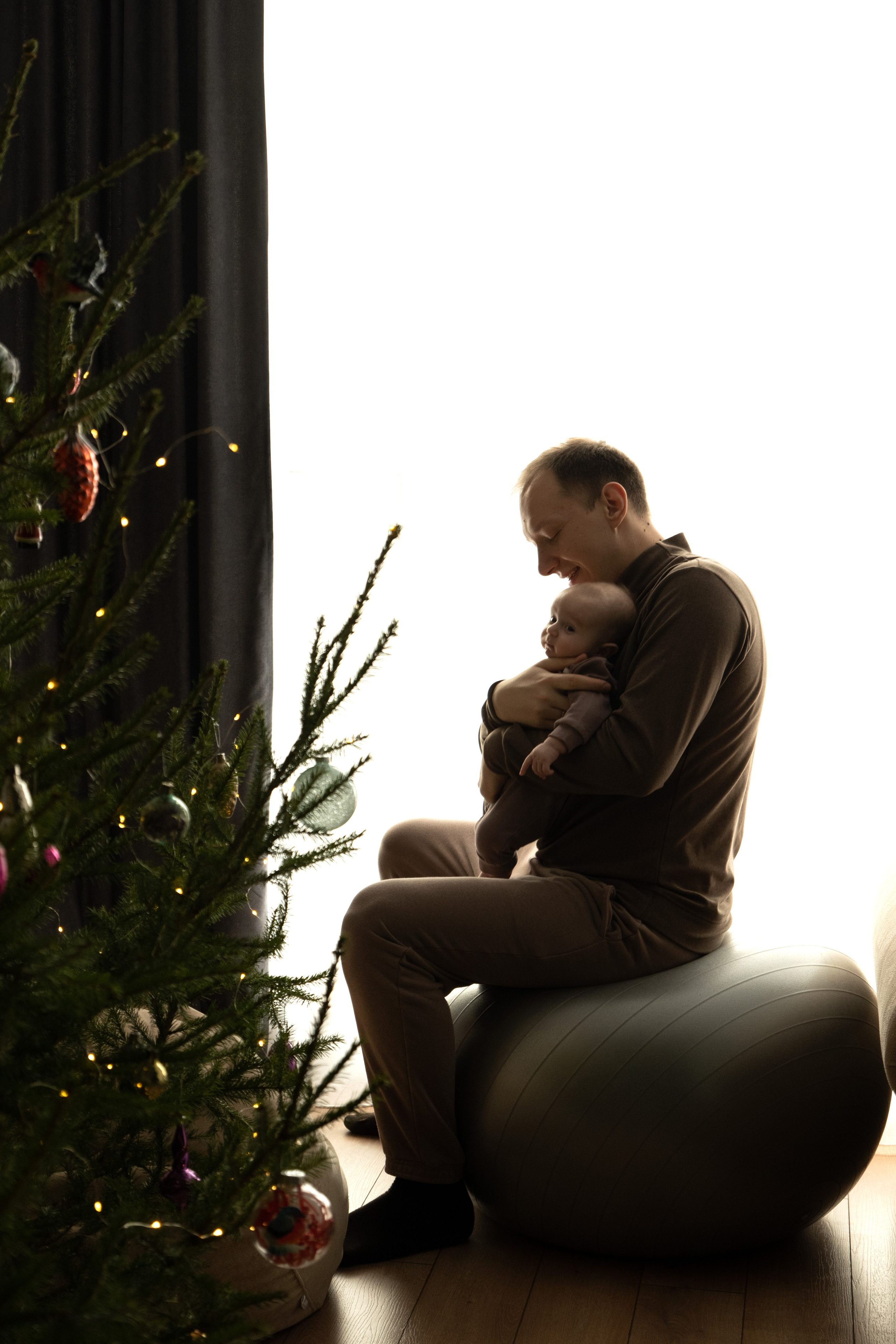 Домашняя новогодняя фотосессия с малышом. Фотограф видеограф Ольга Василевская