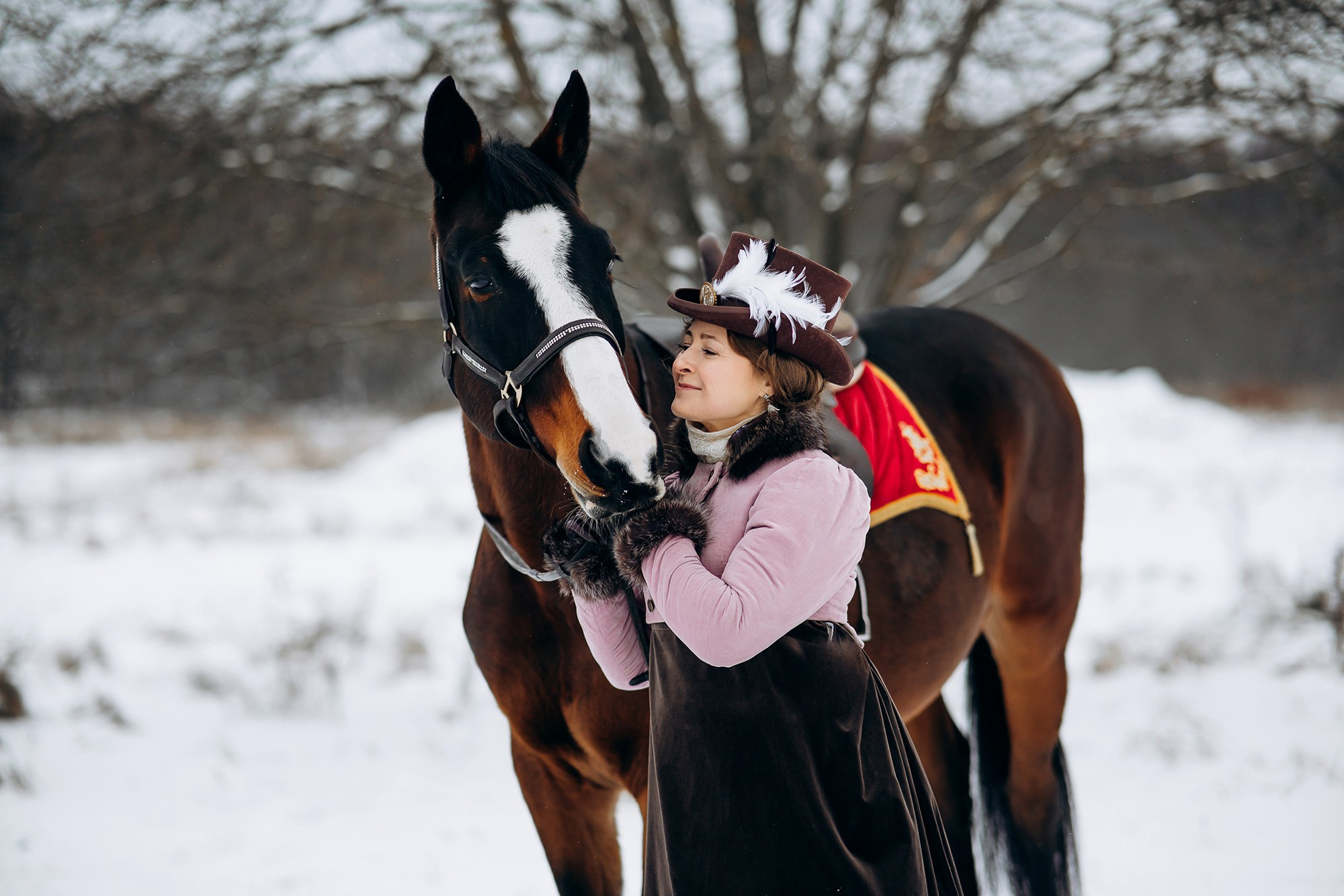 Фотосессия с лошадью в историческом образе. Свадебный и репортажный фотограф в Ярославле Евгений Сальников
