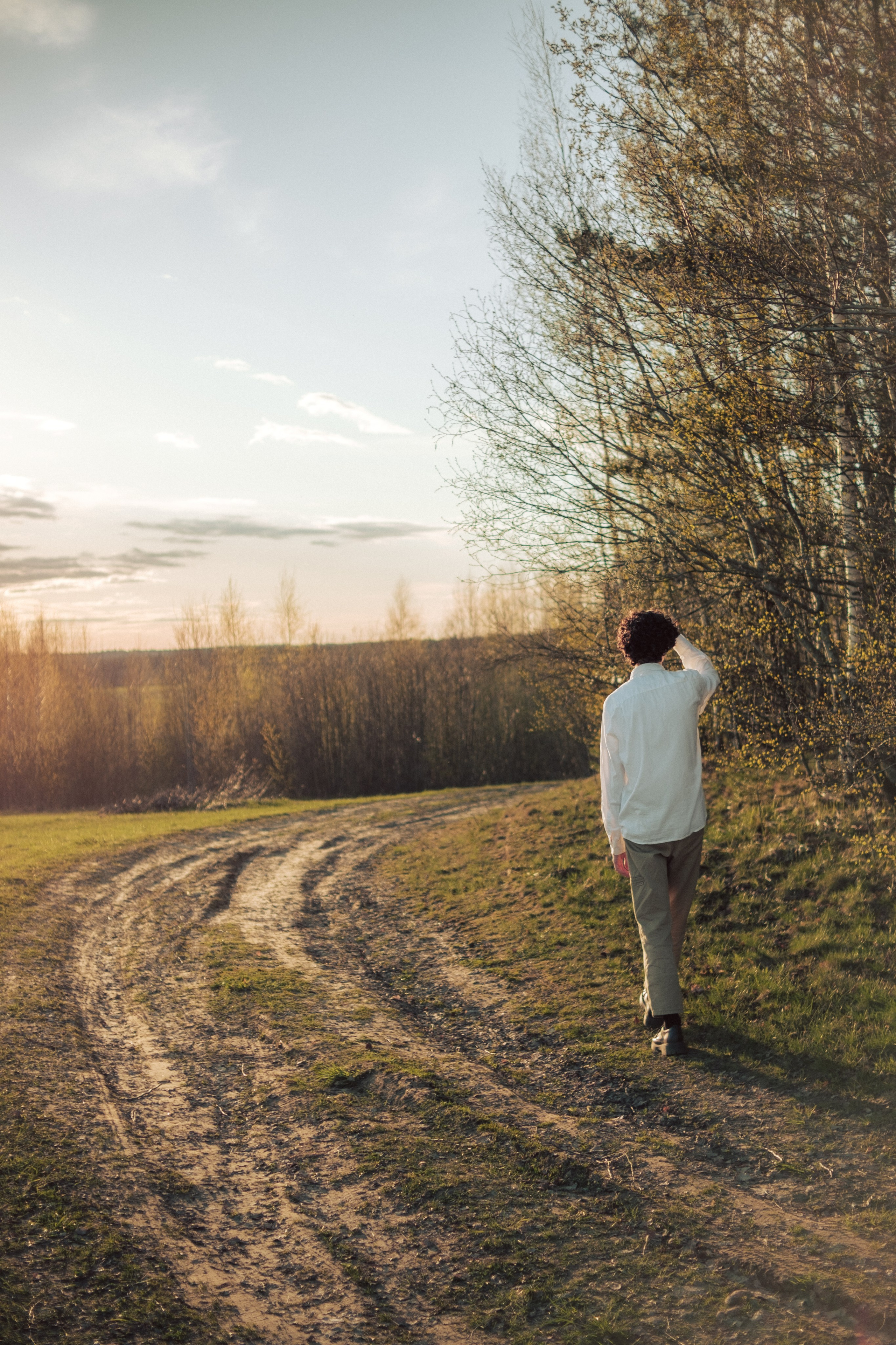 Андрей. Съёмка в поле. Lickord