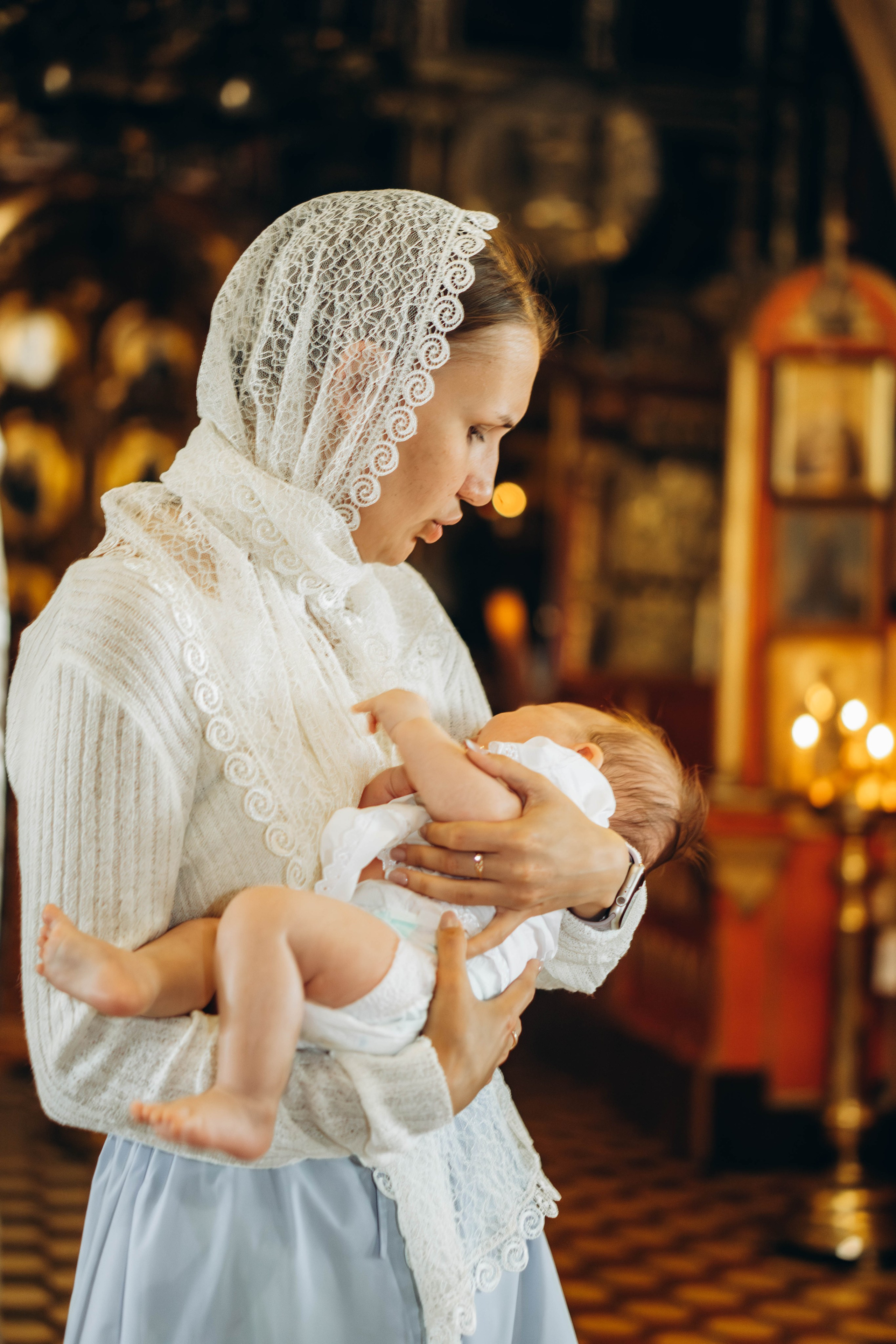 Крещение Артема Церковь Рождества Христова. Фотограф Москва Валерия Веденина